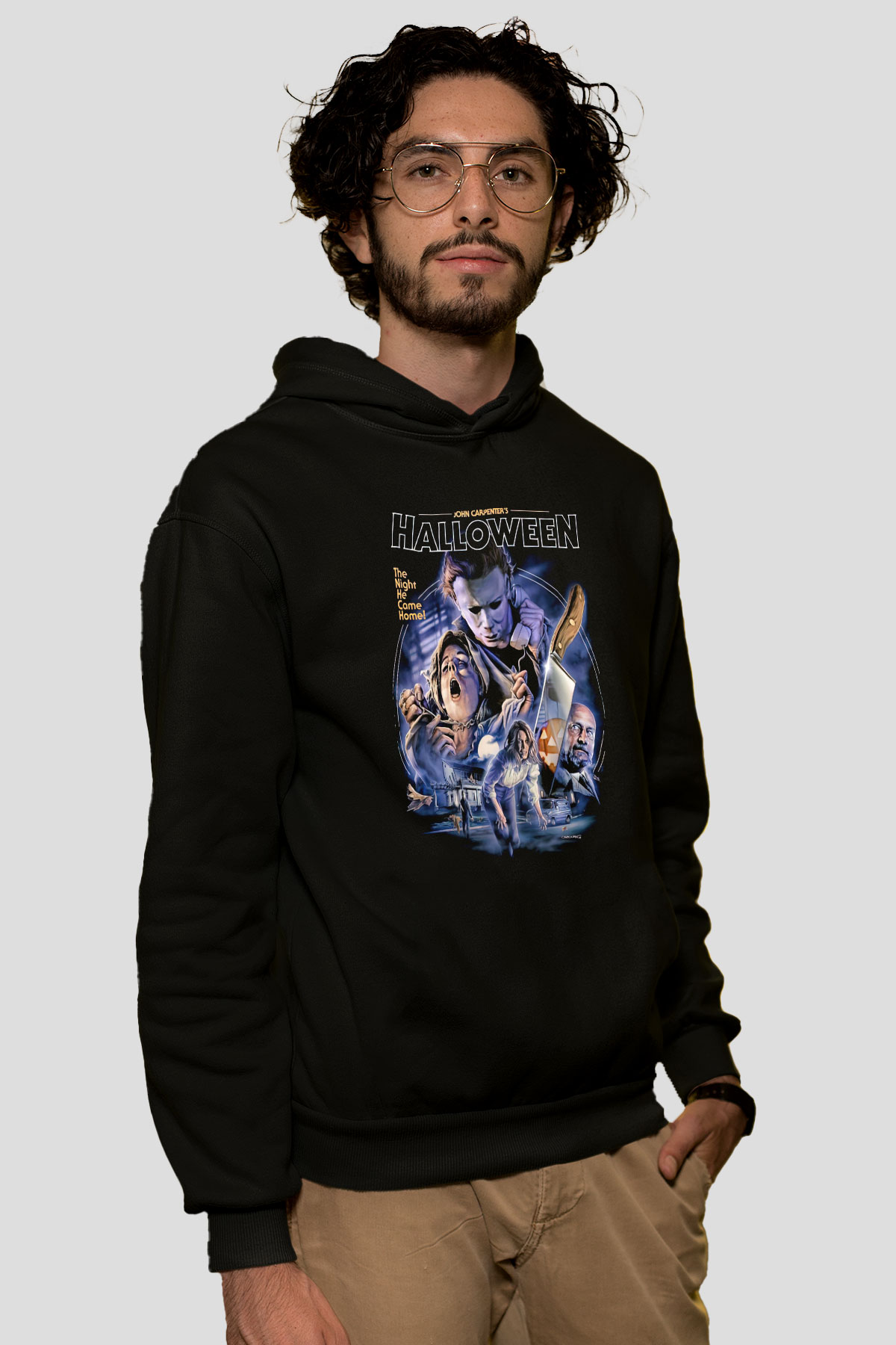 Halloween Siyah Unisex Hoodie