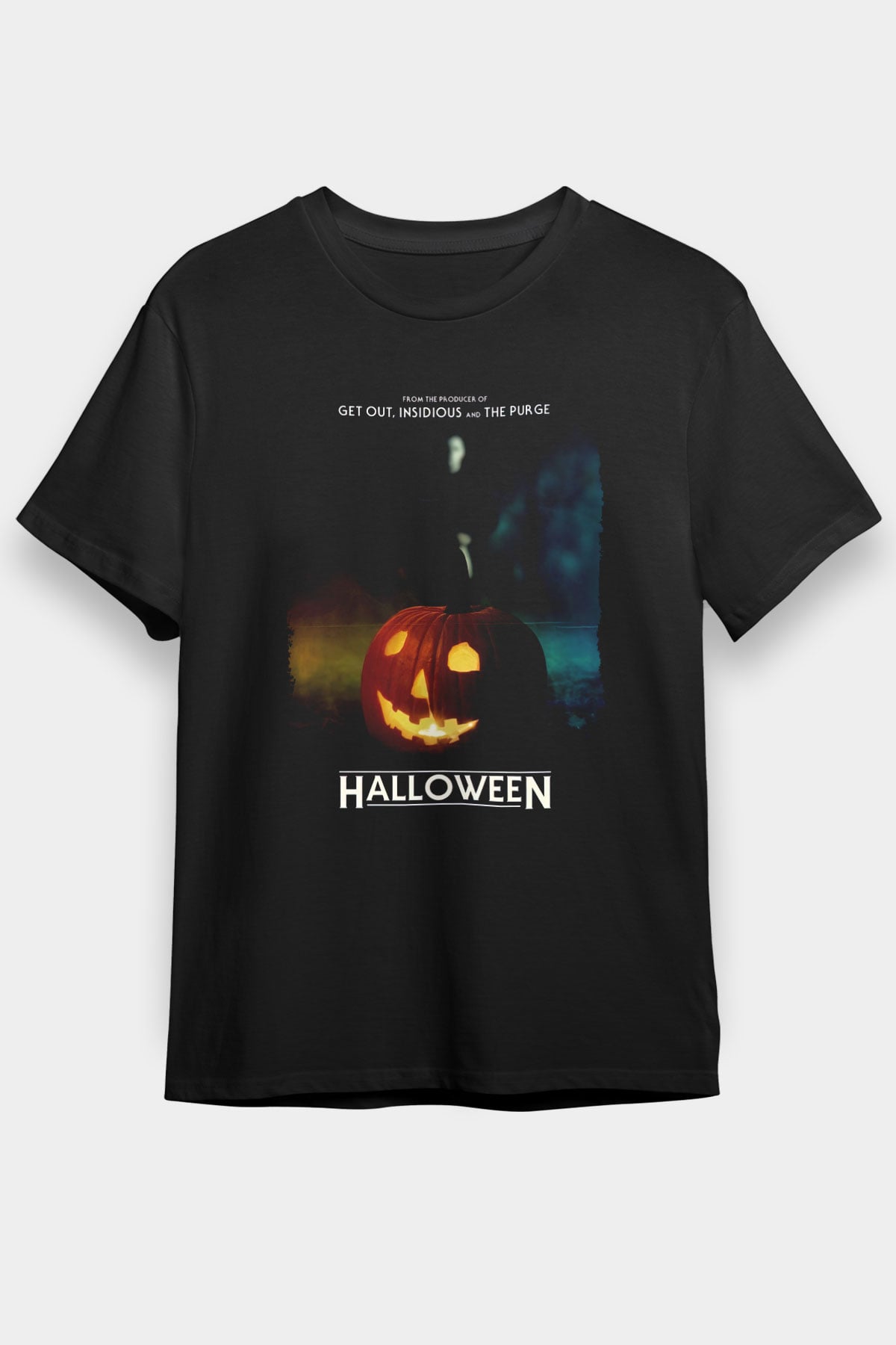 Halloween Siyah Unisex Tişört T-Shirt