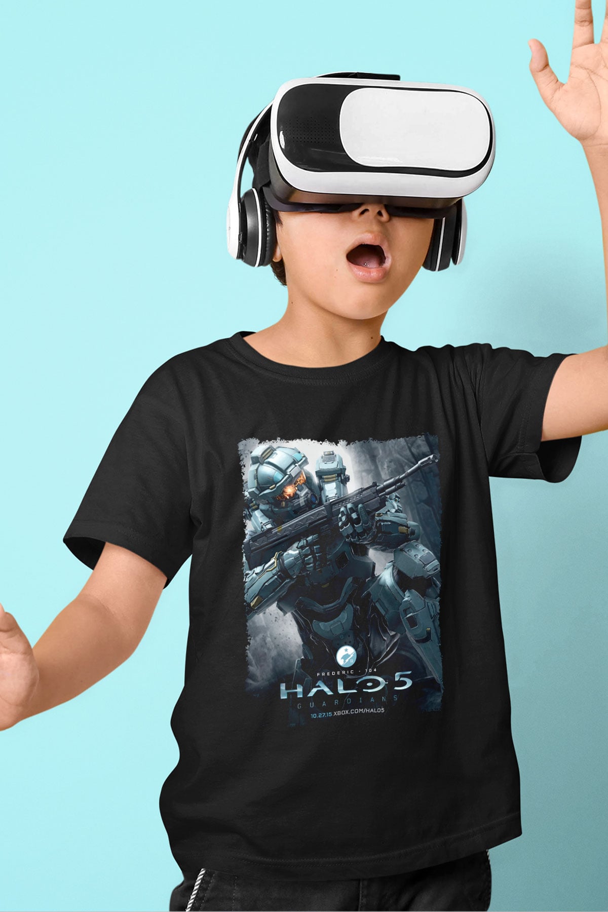 Halo Wars Siyah Unisex Çocuk Tişört