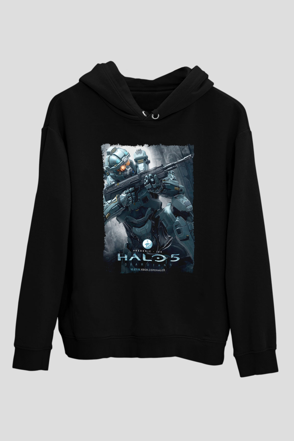 Halo Wars Siyah Unisex Hoodie