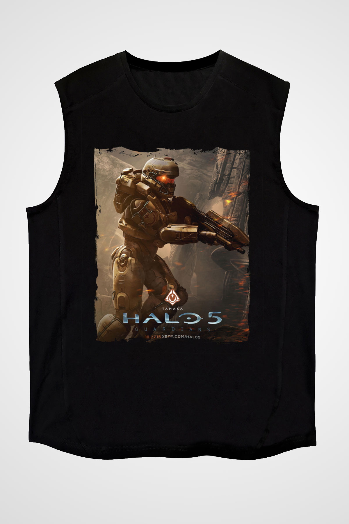 Halo Wars Siyah Unisex Kolsuz Tişört