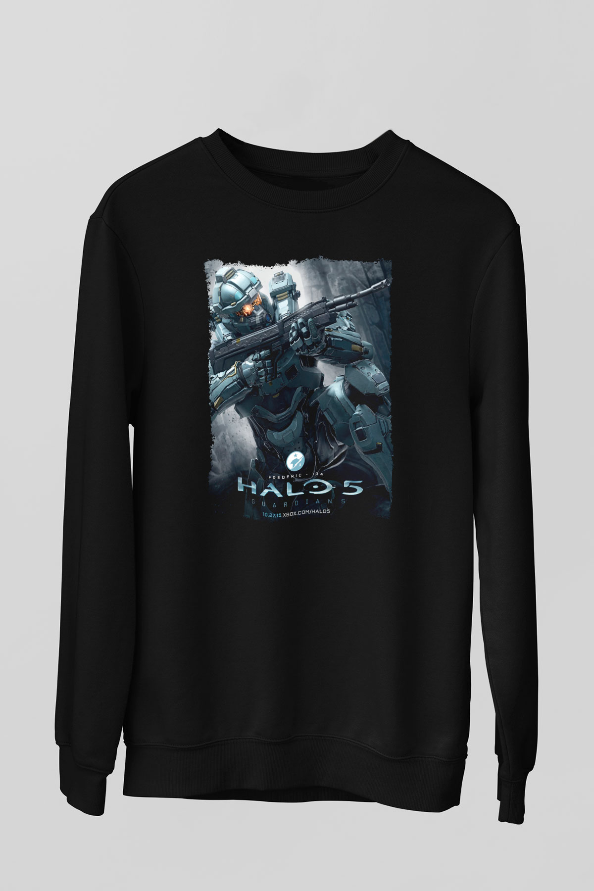 Halo Wars Siyah Unisex Sweatshirt