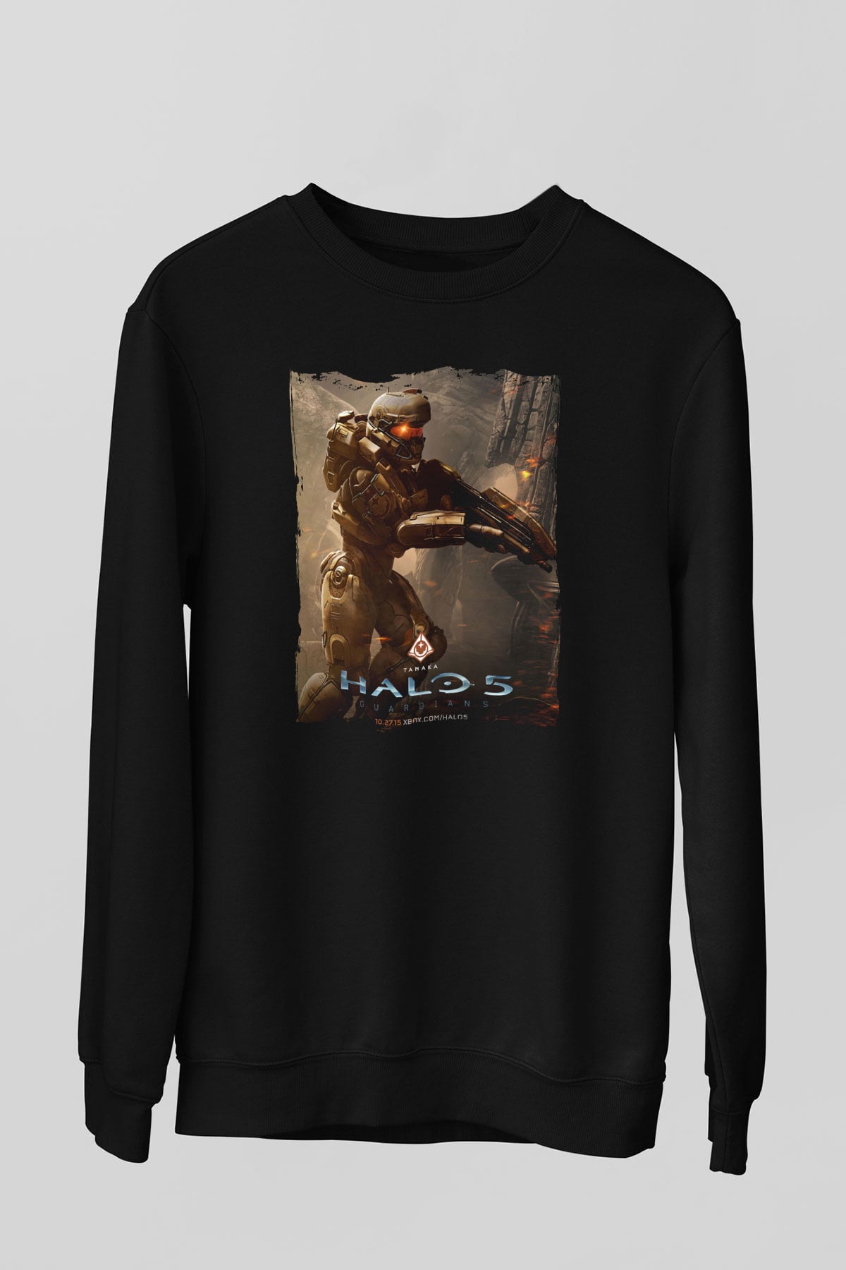 Halo Wars Siyah Unisex Sweatshirt
