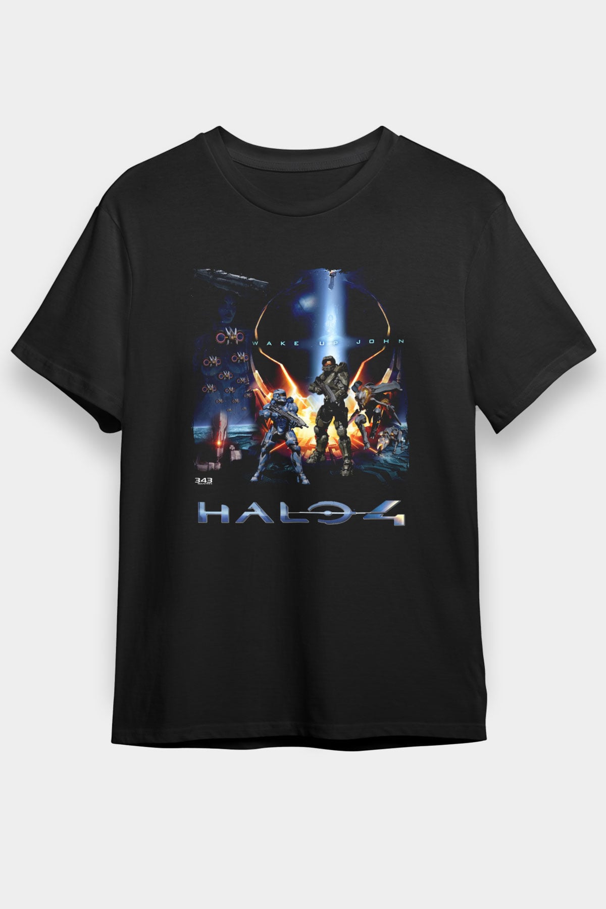 Halo Wars Siyah Unisex Tişört T-Shirt