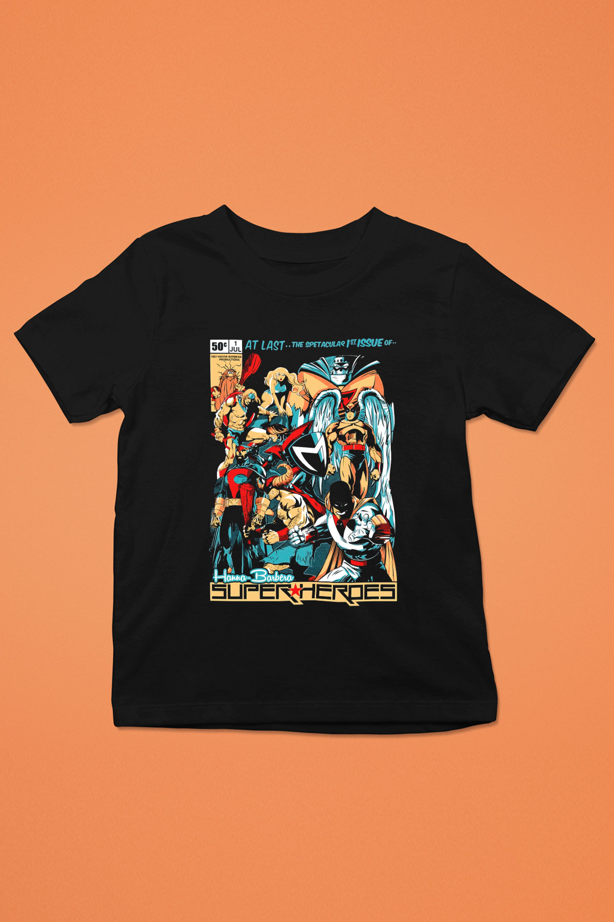 Hanna-Barbera Siyah Unisex  Çocuk Tişört