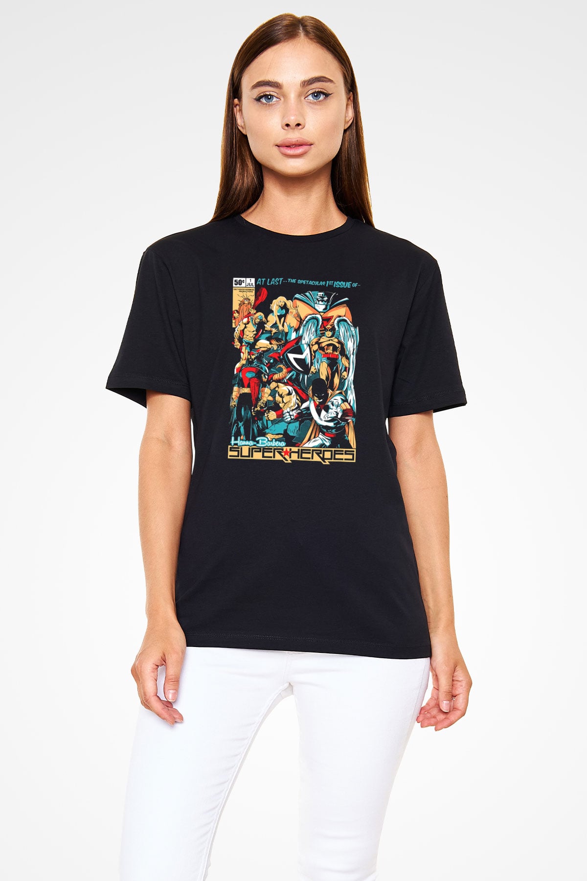 Hanna-Barbera Siyah Unisex Tişört