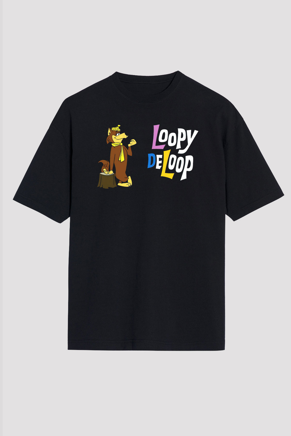 Hanna-Barbera Siyah Unisex Tişört