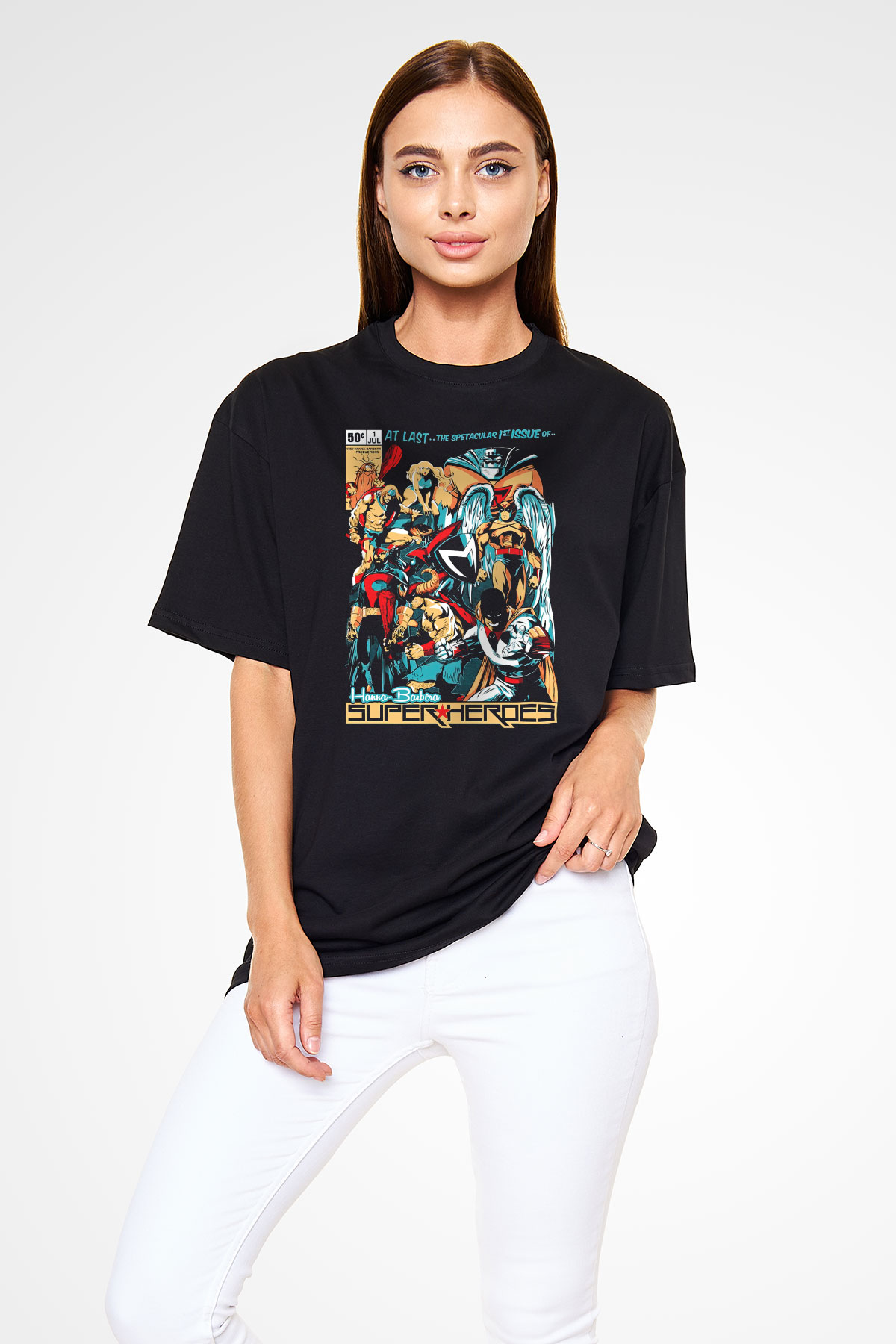 Hanna-Barbera Siyah Unisex Tişört