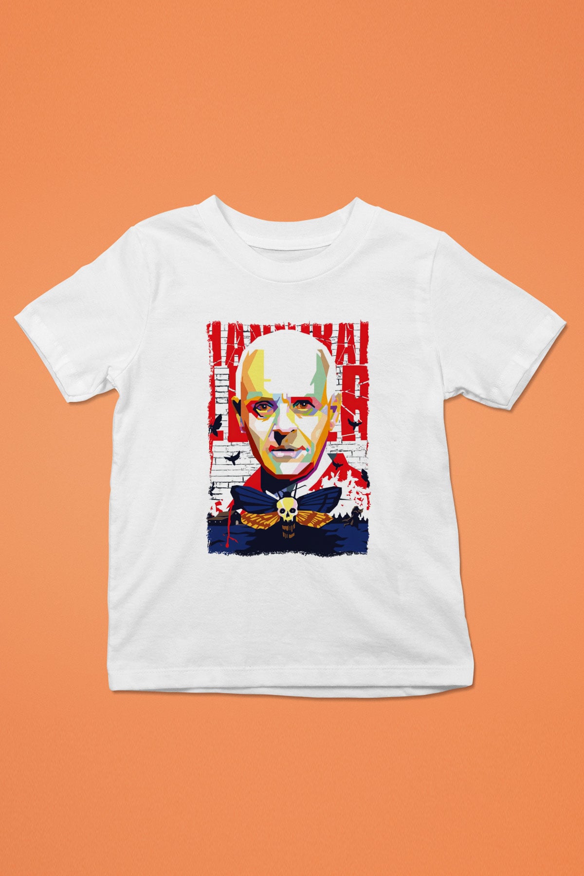 Hannibal Beyaz Unisex Çocuk Tişört