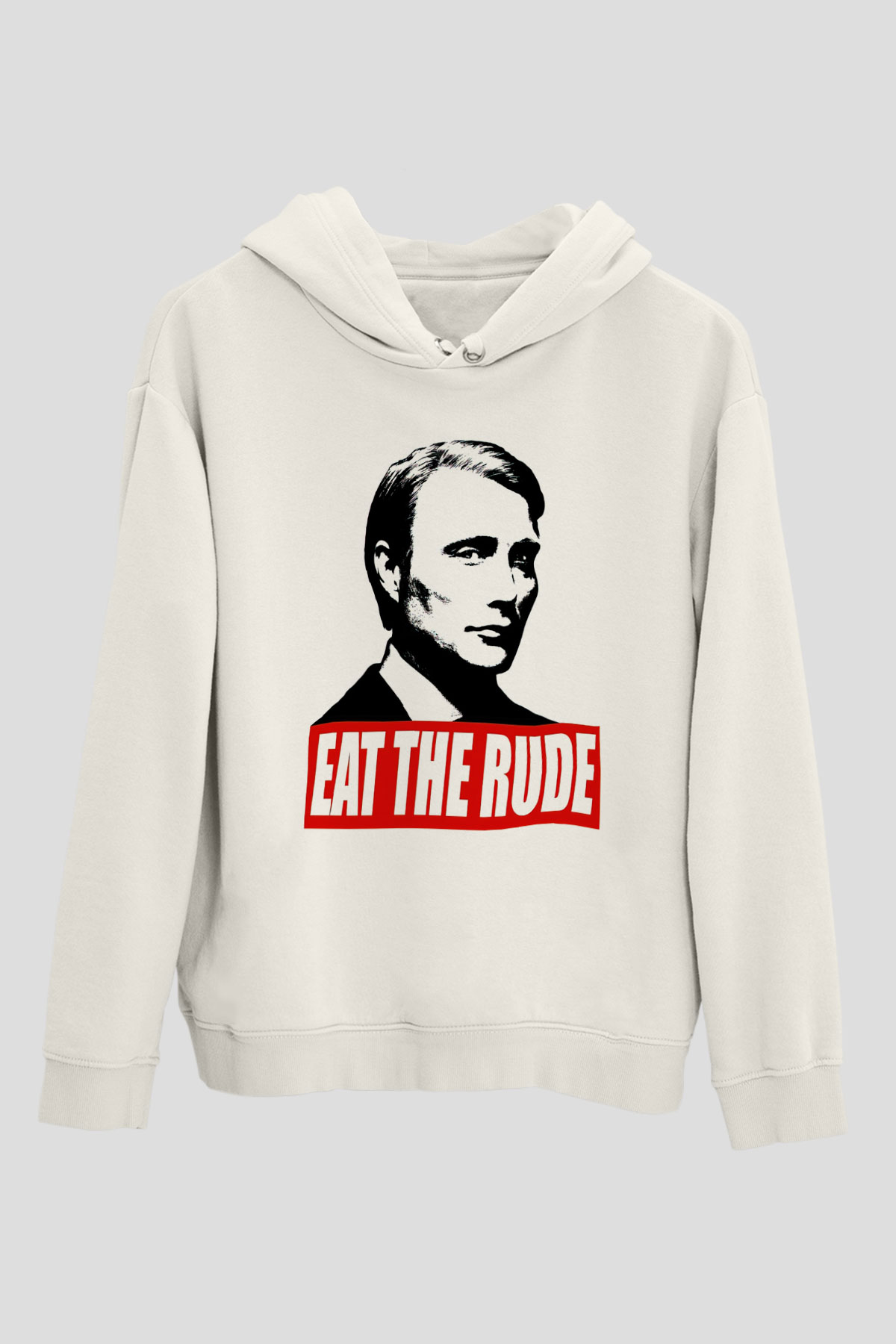 Hannibal Beyaz Unisex Hoodie