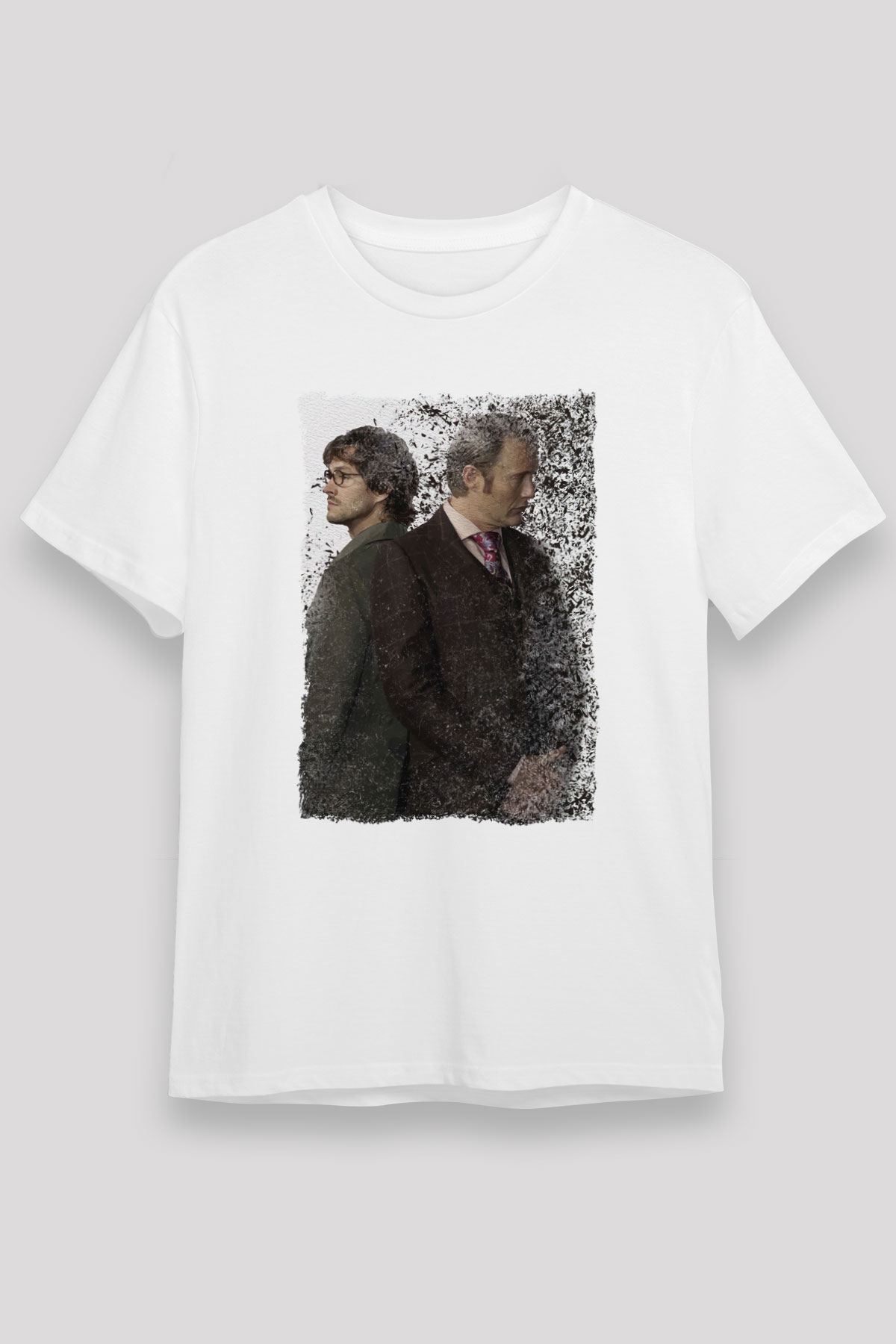 Hannibal Beyaz Unisex Tişört T-Shirt