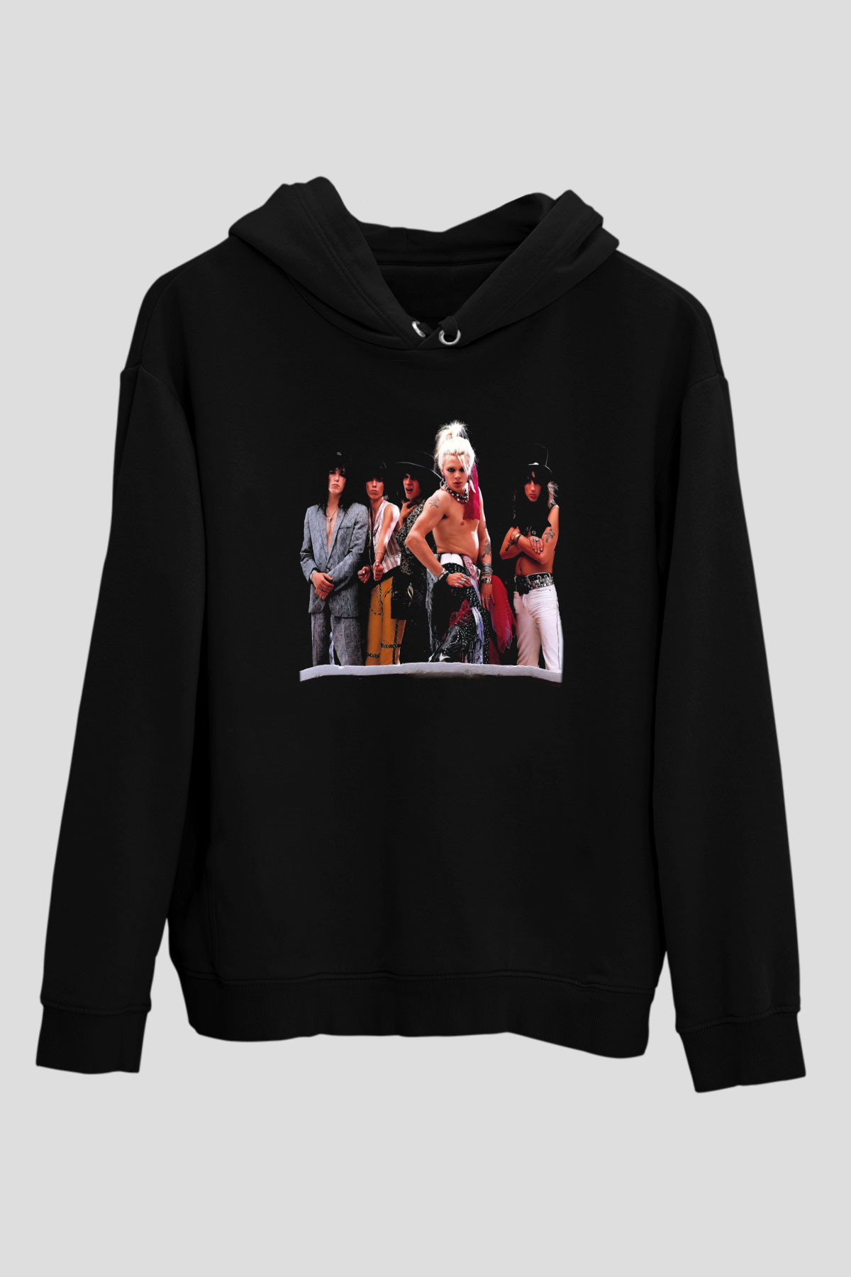 Hanoi Rocks Siyah Unisex Hoodie
