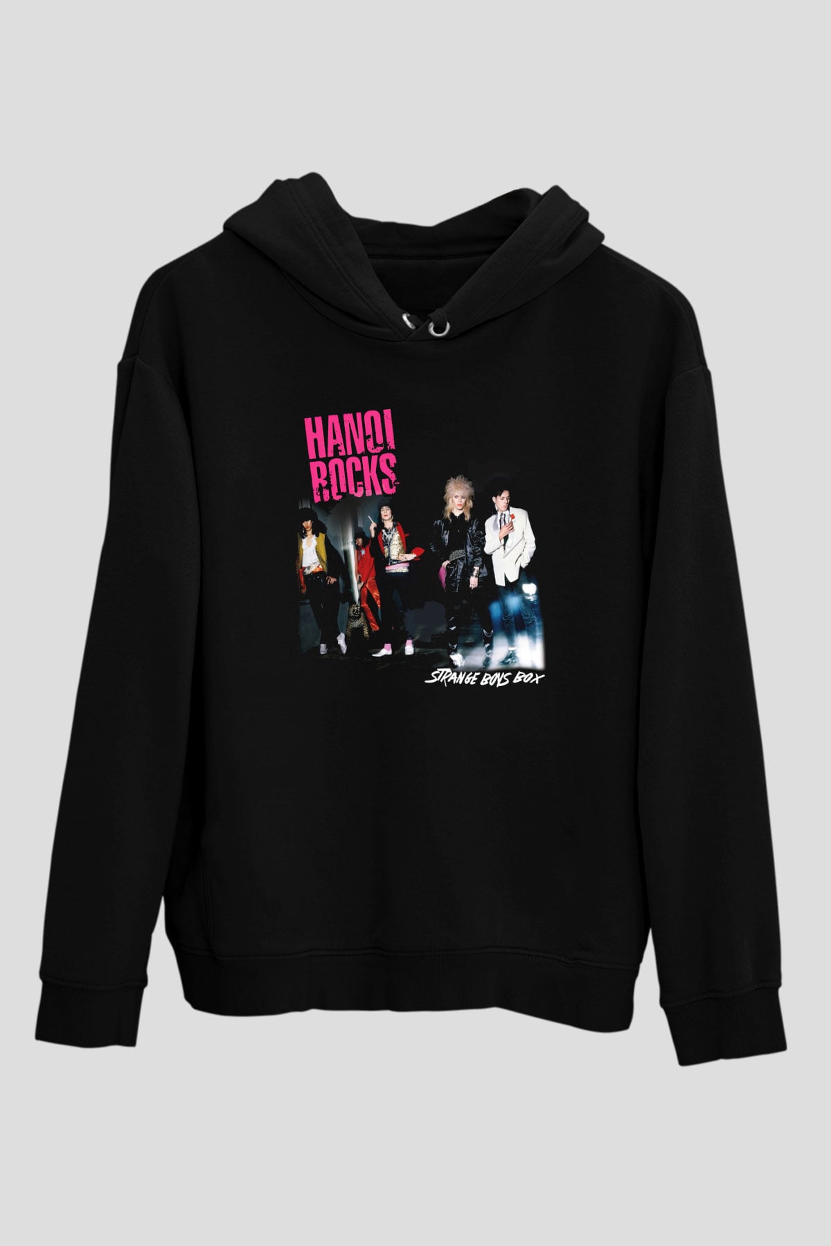 Hanoi Rocks Siyah Unisex Hoodie