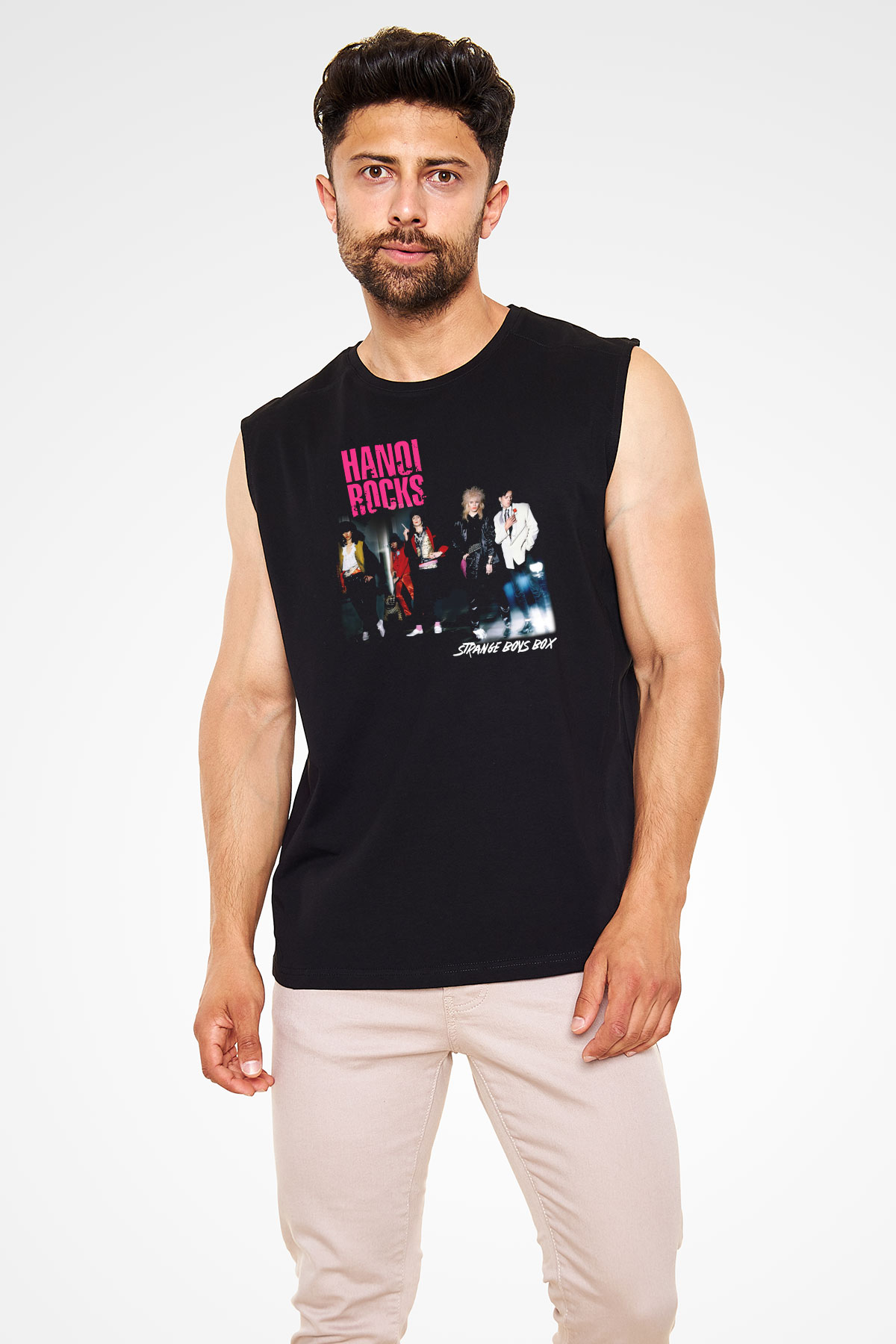 Hanoi Rocks Siyah Unisex Kolsuz Tişört