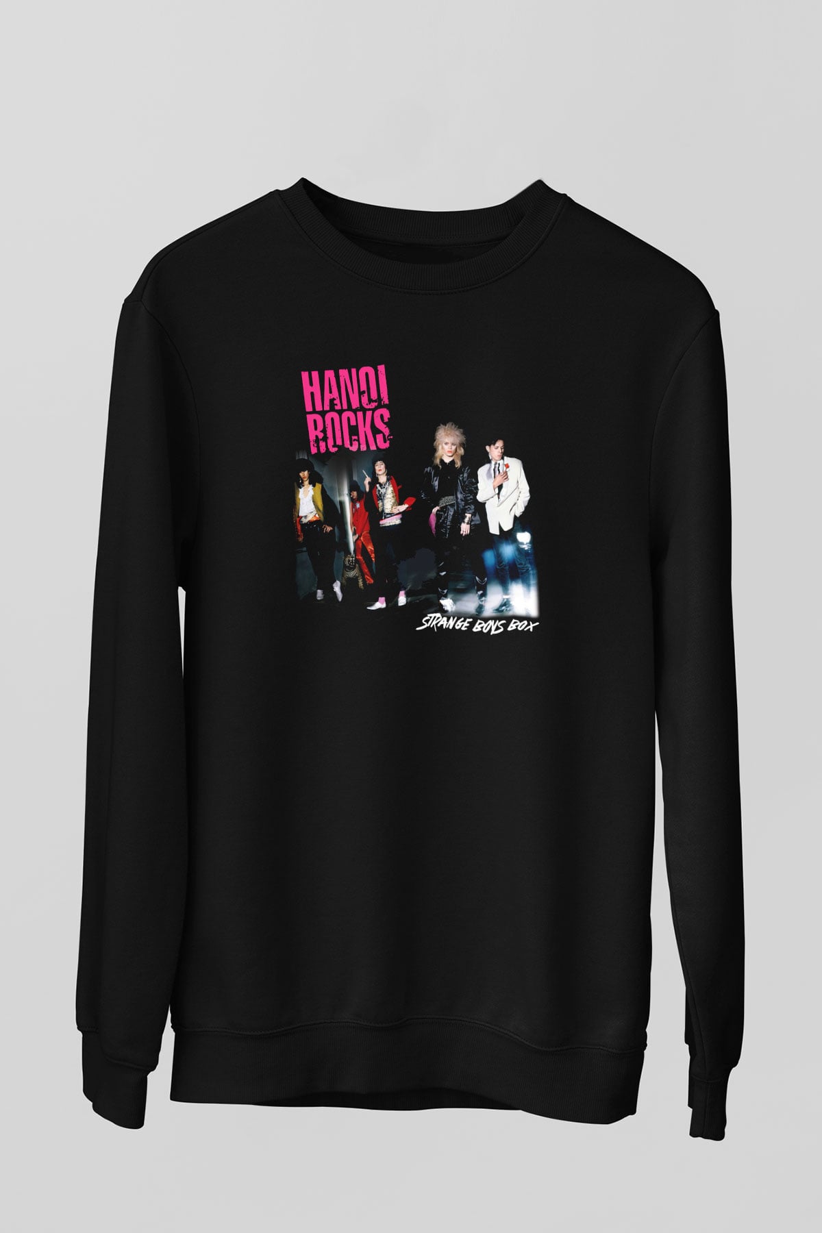 Hanoi Rocks Siyah Unisex Sweatshirt