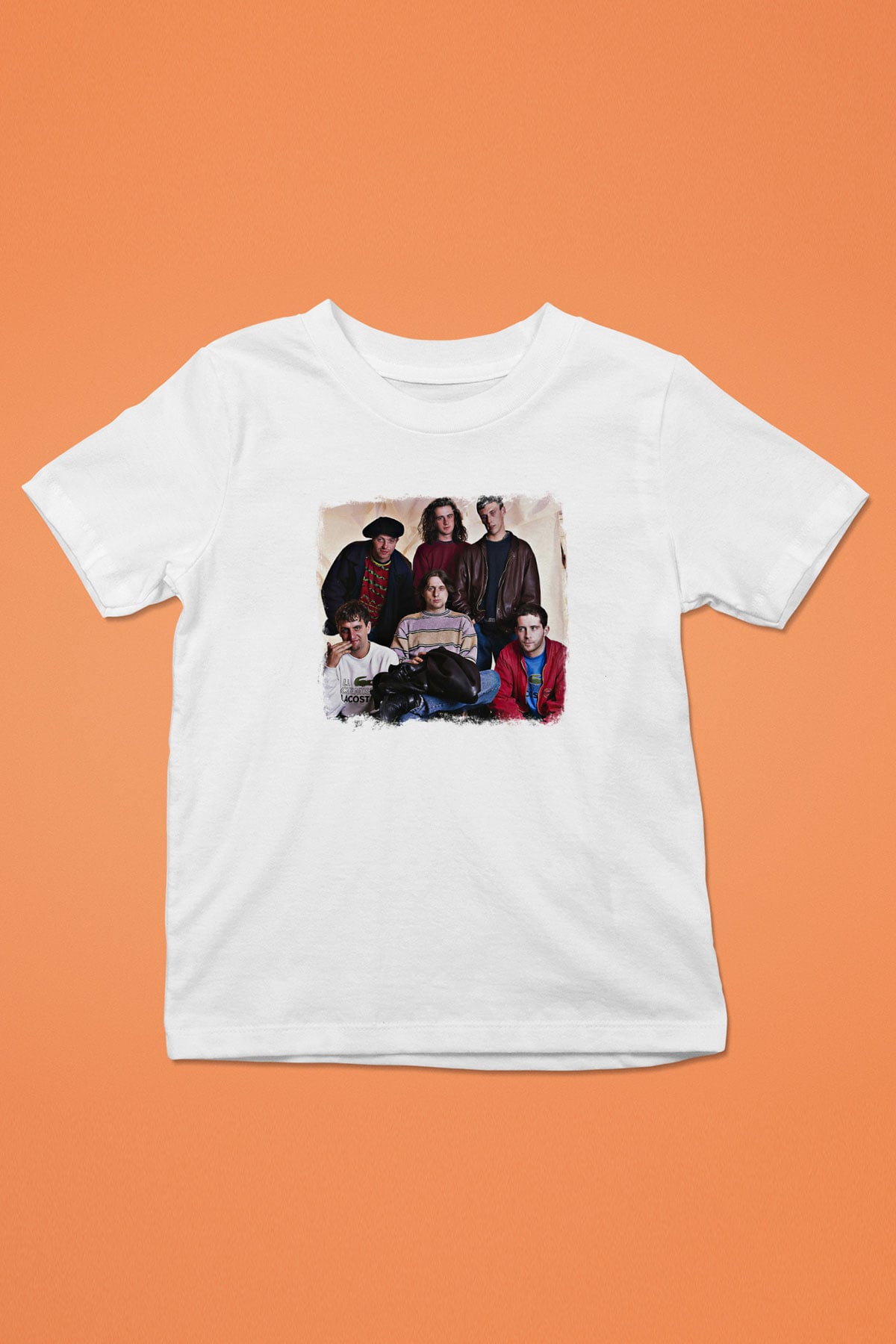 Happy Mondays Baskılı Unisex Beyaz Çocuk Tişört