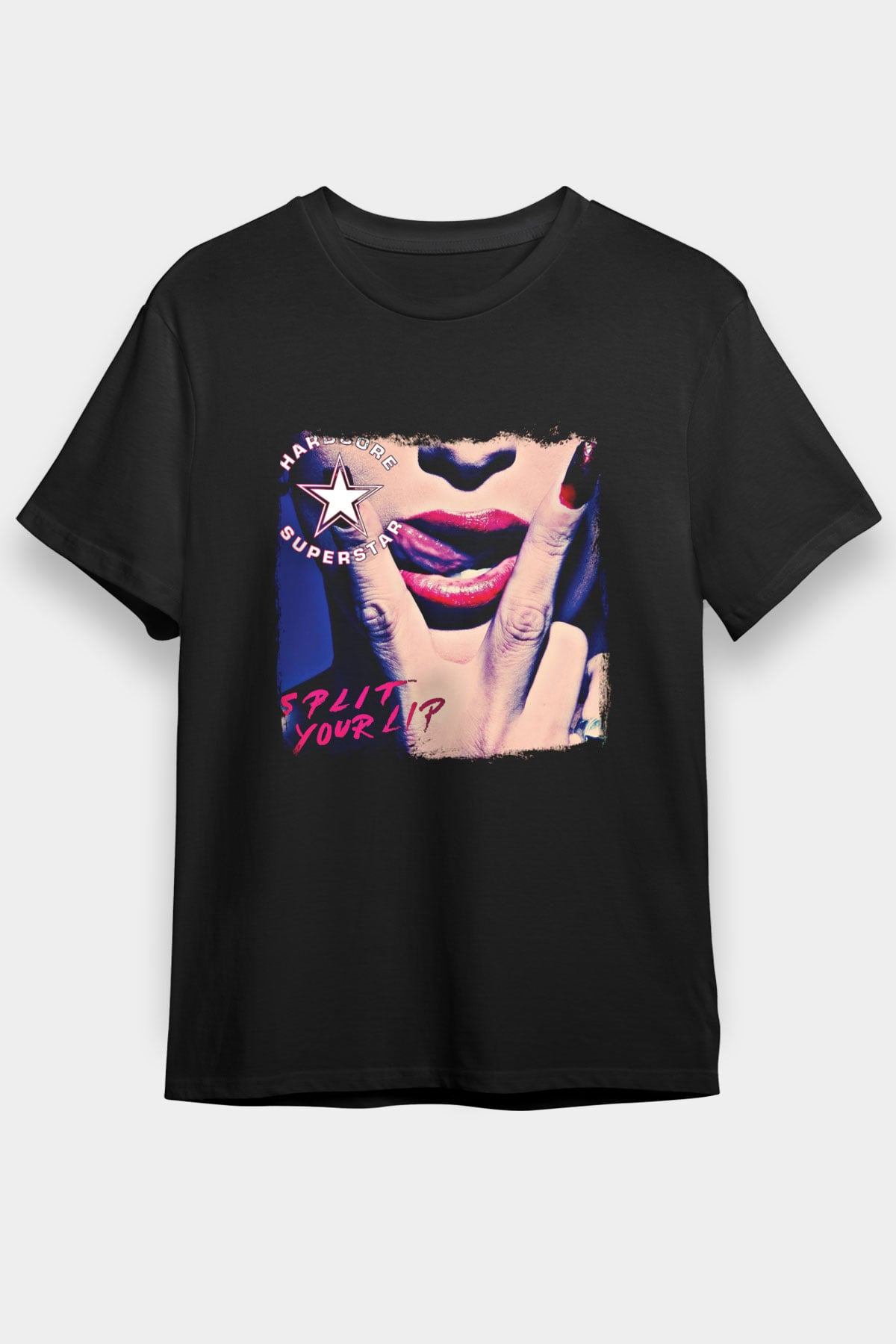Hardcore Superstar Baskılı Unisex Siyah Tişört