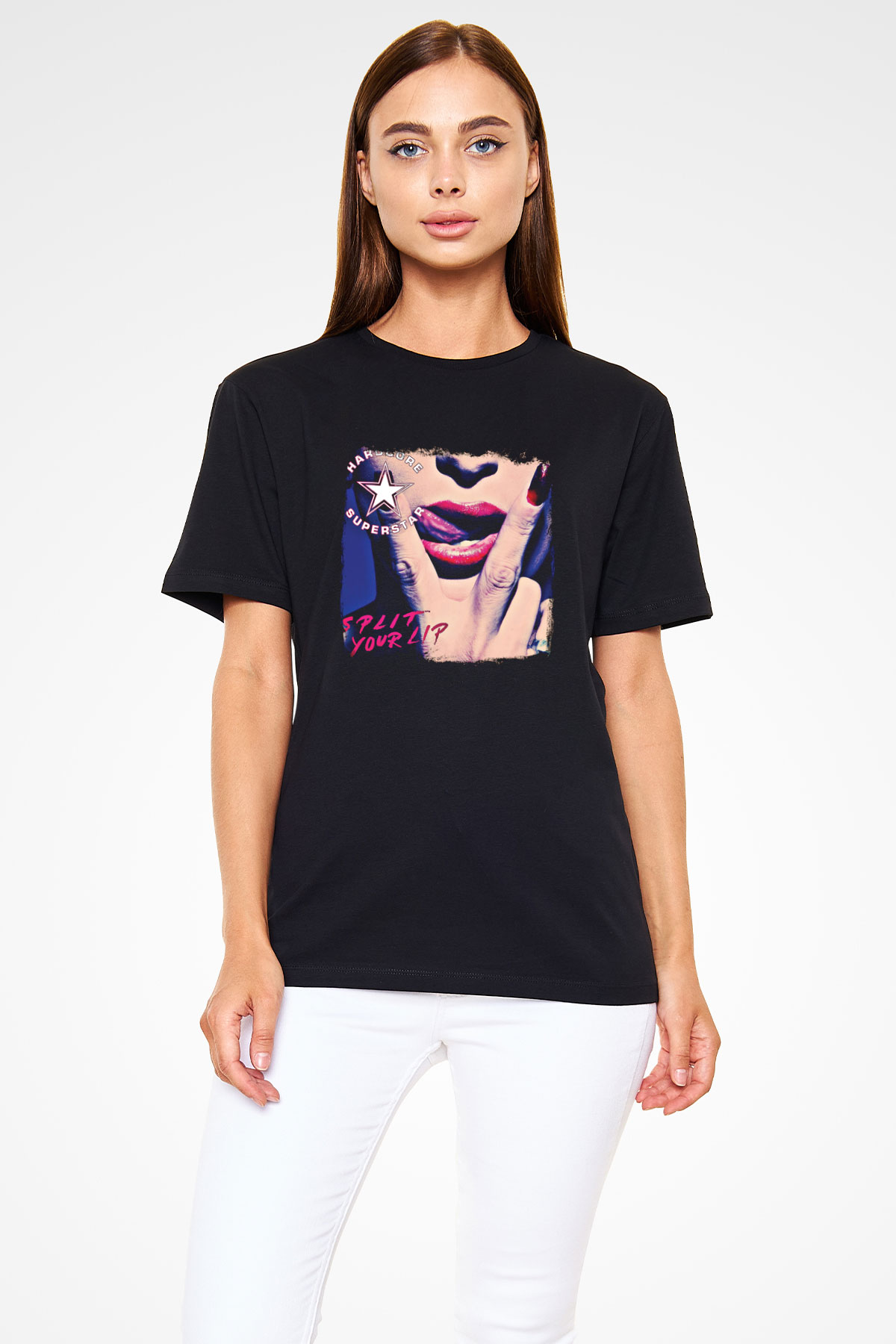 Hardcore Superstar Baskılı Unisex Siyah Tişört