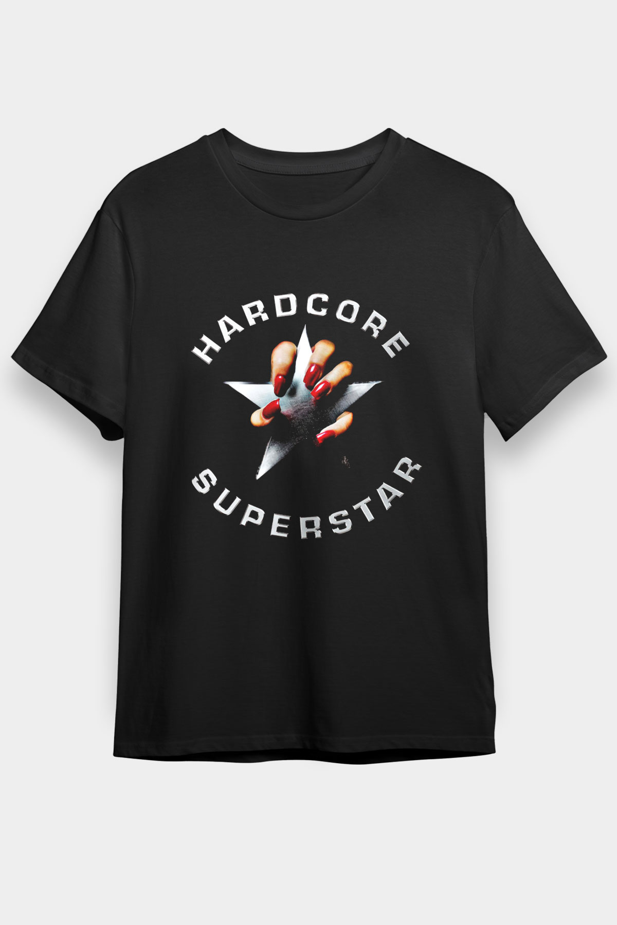 Hardcore Superstar Baskılı Unisex Siyah Tişört