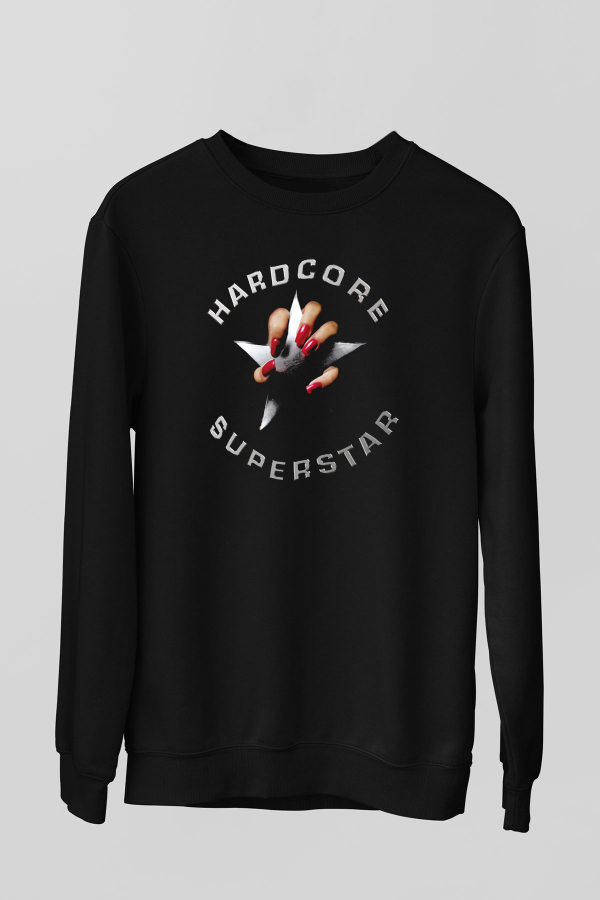 Hardcore Superstar Siyah Unisex Sweatshirt