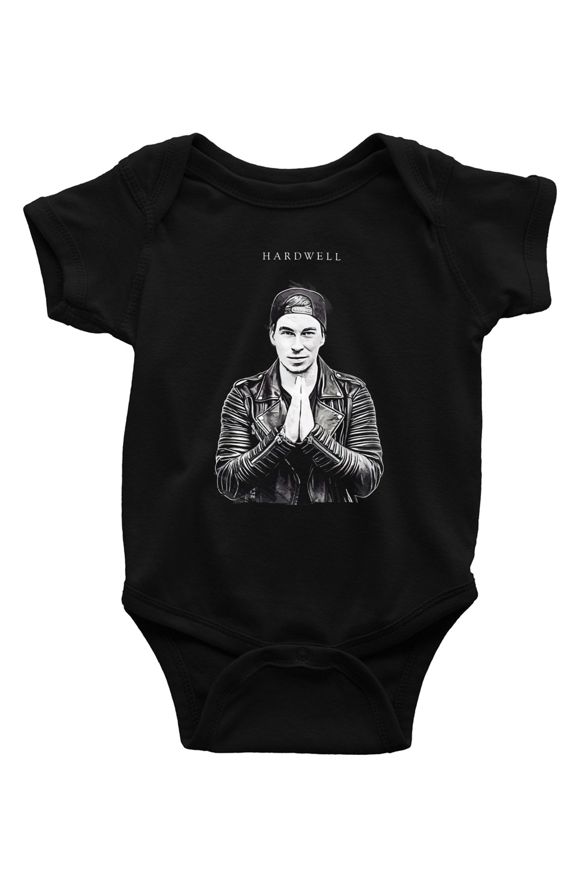 Hardwell Siyah Bebek Body - Zıbın