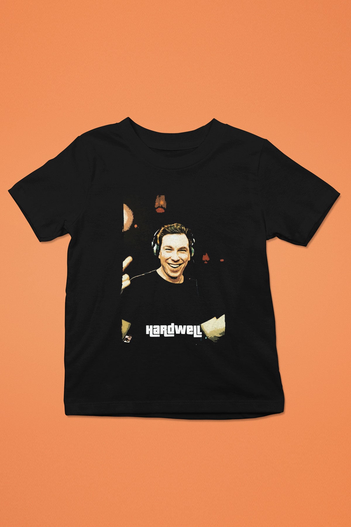 Hardwell Siyah Unisex Çocuk Tişört
