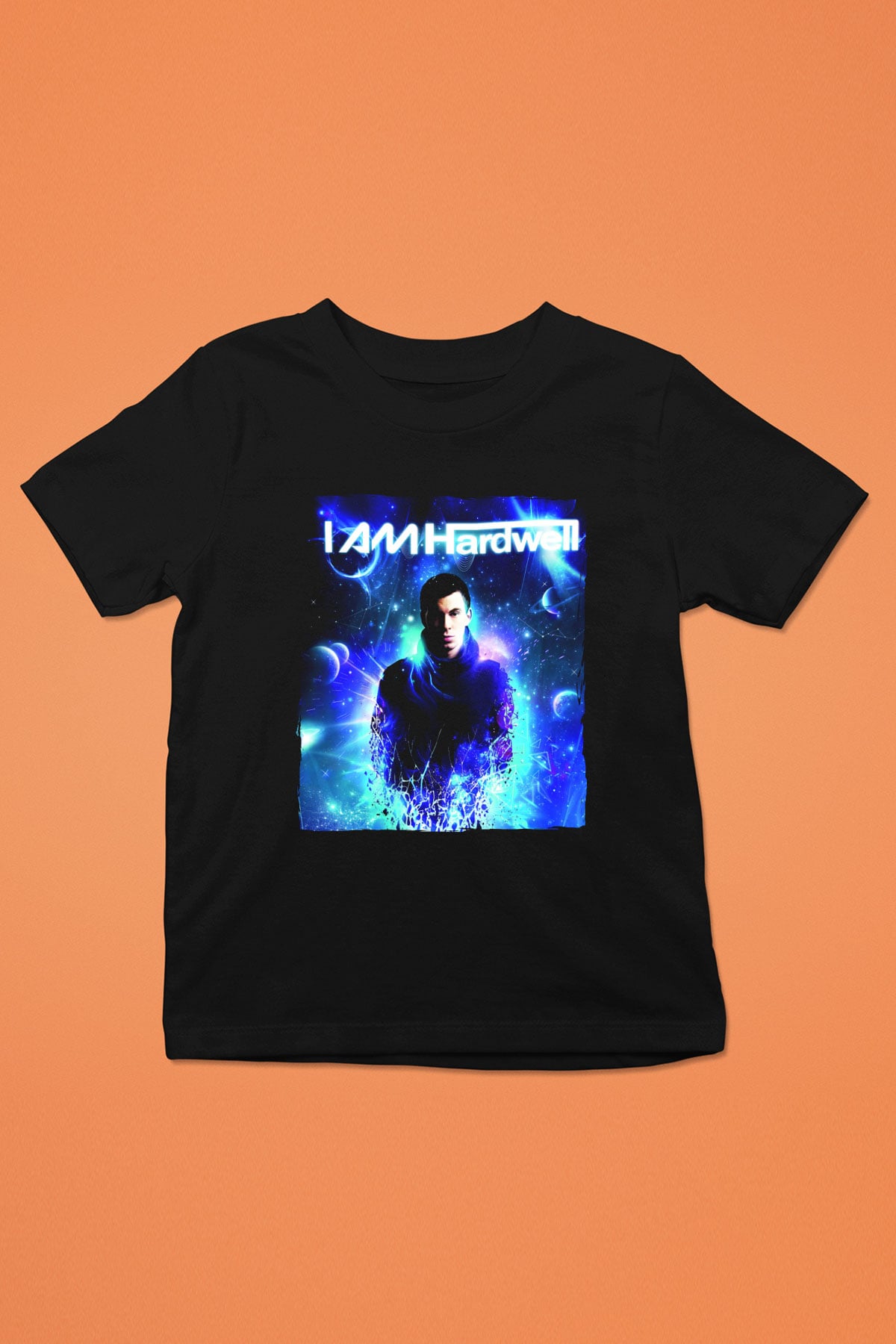 Hardwell Siyah Unisex Çocuk Tişört