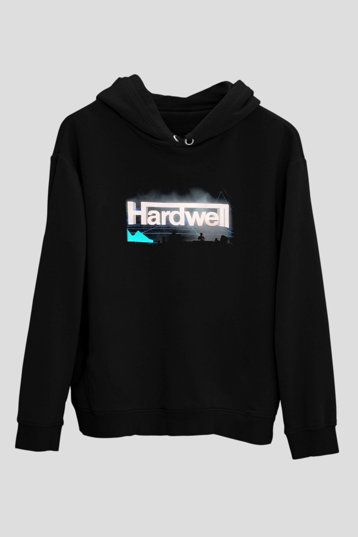 Hardwell Siyah Unisex Hoodie