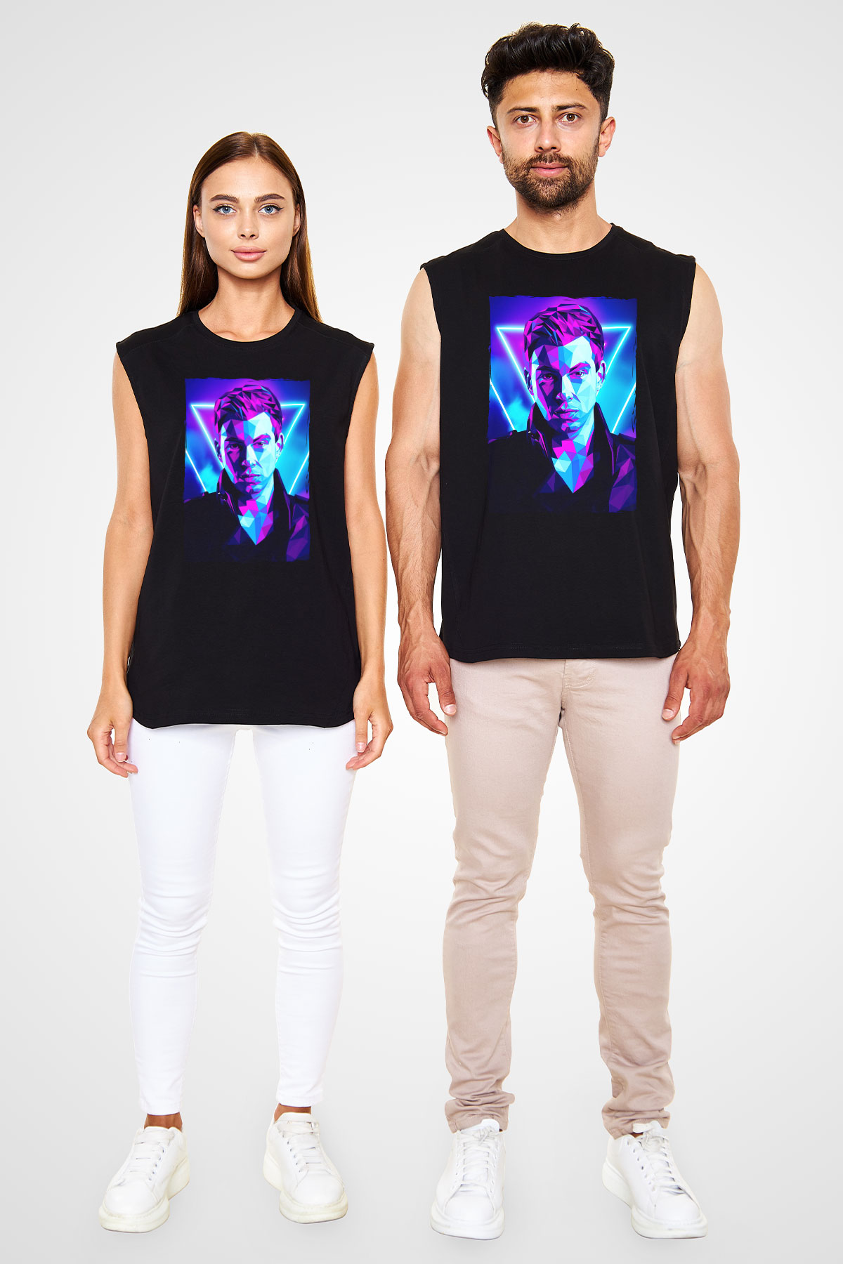 Hardwell Siyah Unisex Kolsuz Tişört