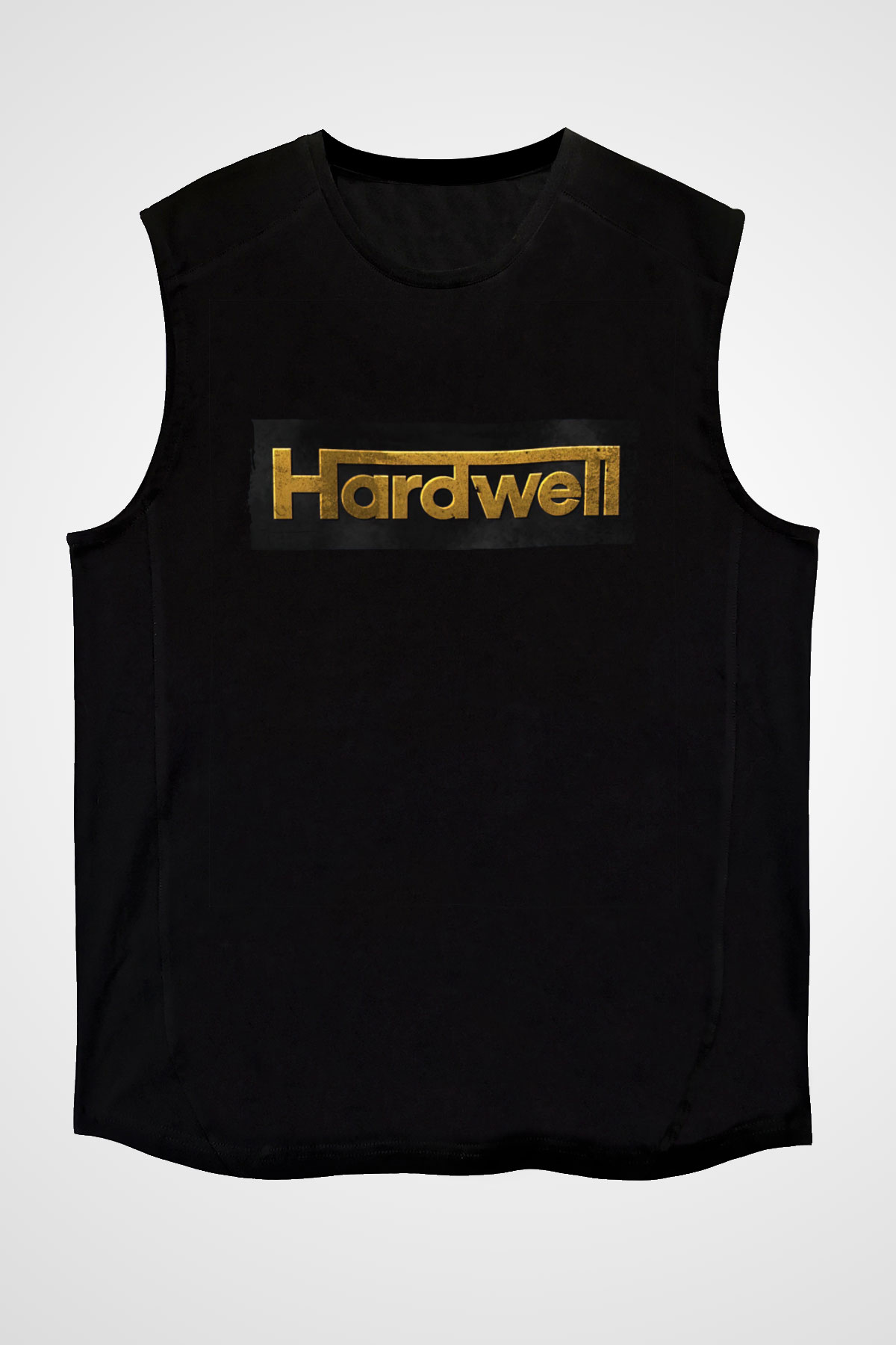 Hardwell Siyah Unisex Kolsuz Tişört