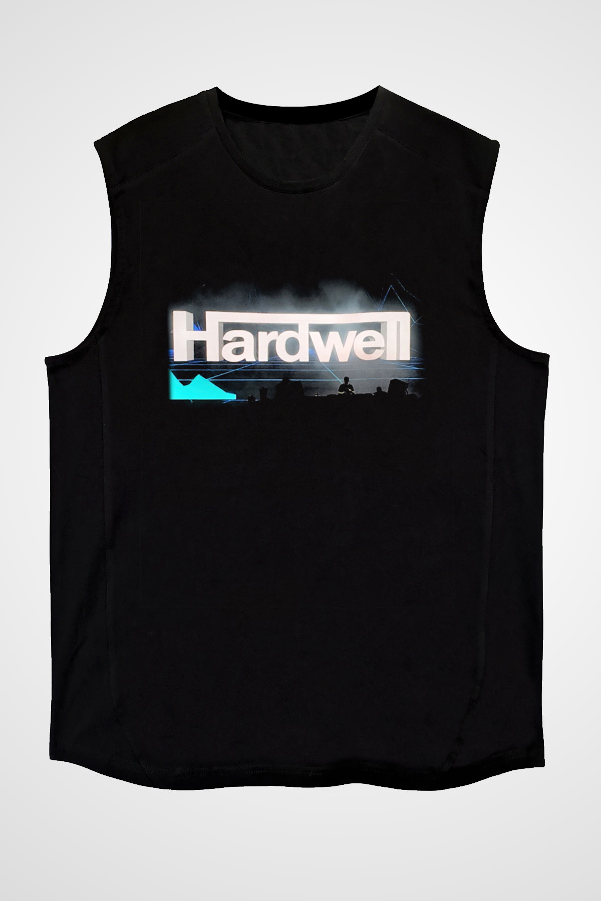 Hardwell Siyah Unisex Kolsuz Tişört