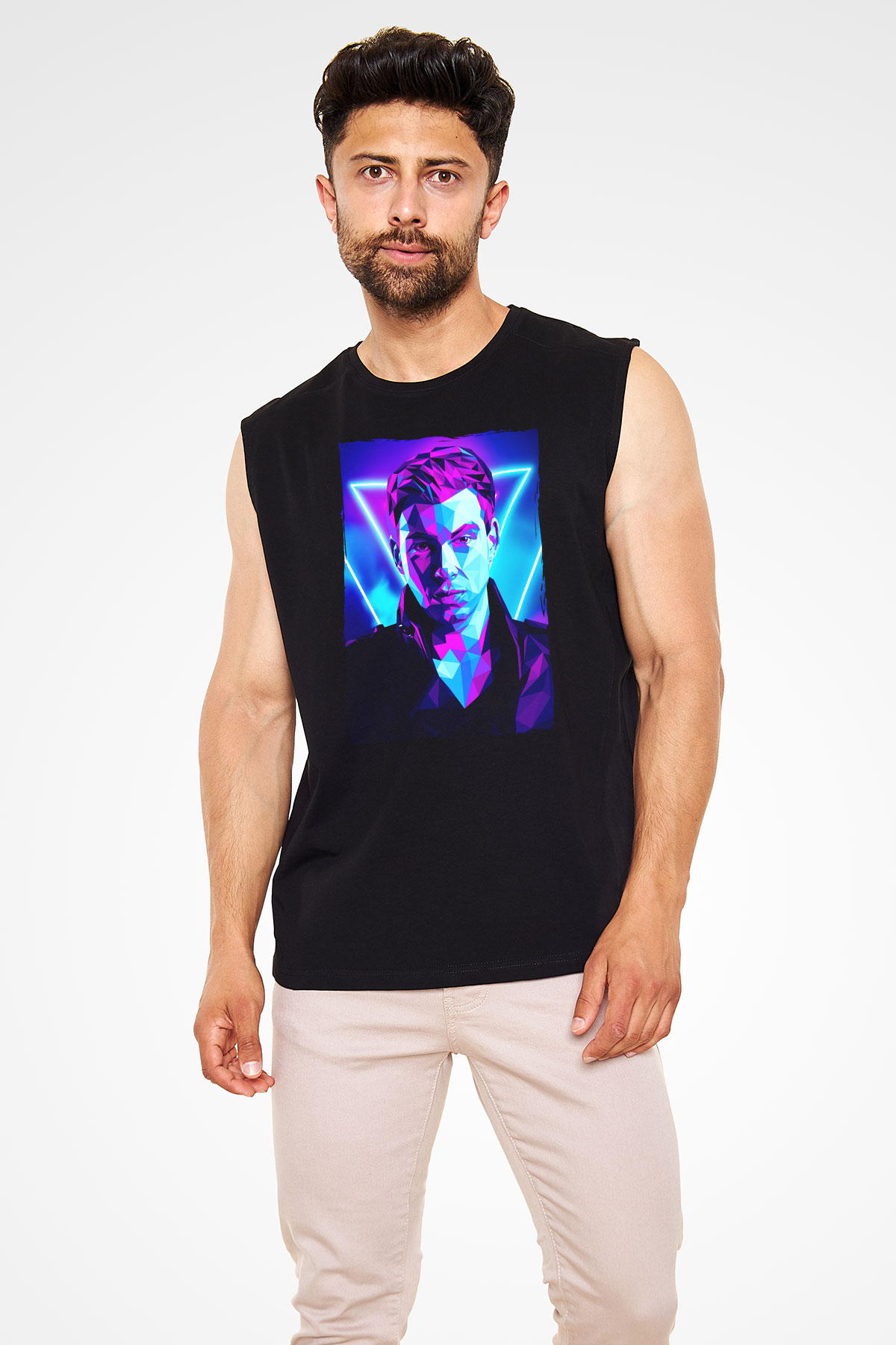 Hardwell Siyah Unisex Kolsuz Tişört