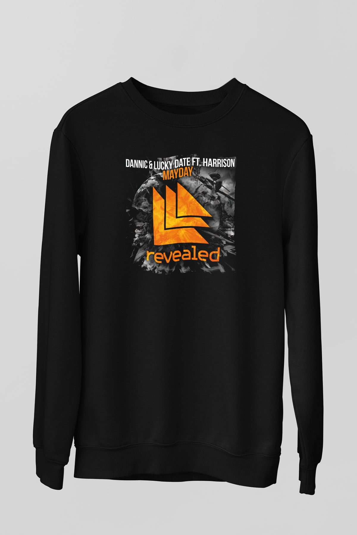 Hardwell Siyah Unisex Sweatshirt