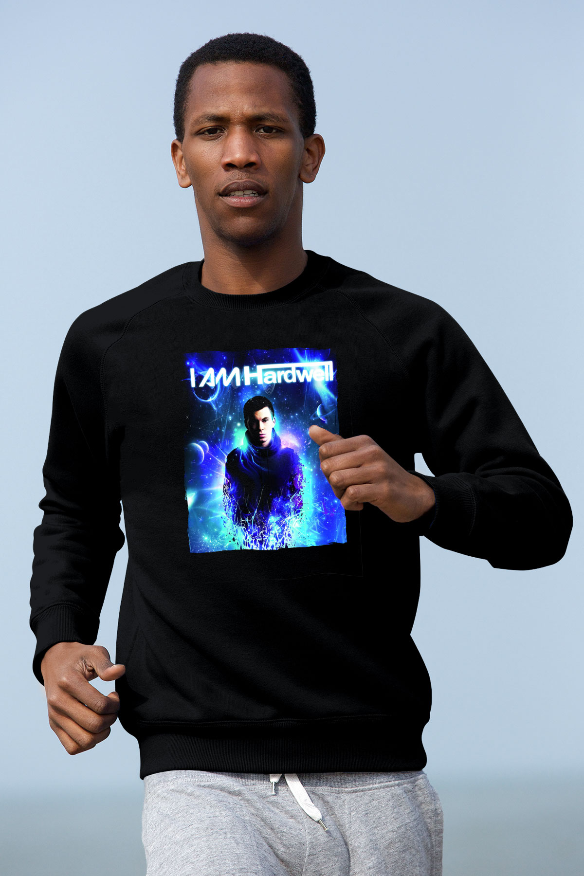 Hardwell Siyah Unisex Sweatshirt