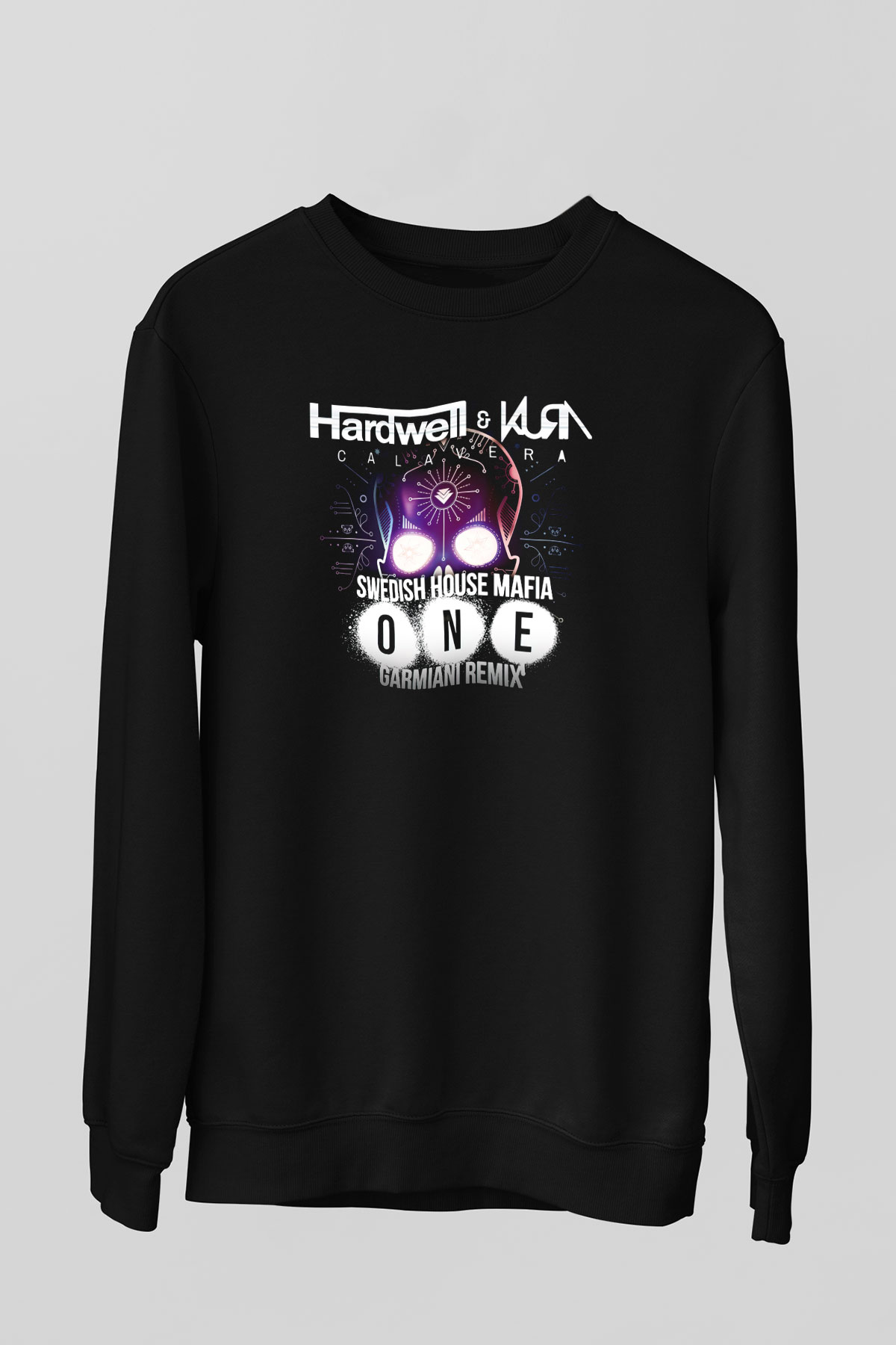 Hardwell Siyah Unisex Sweatshirt