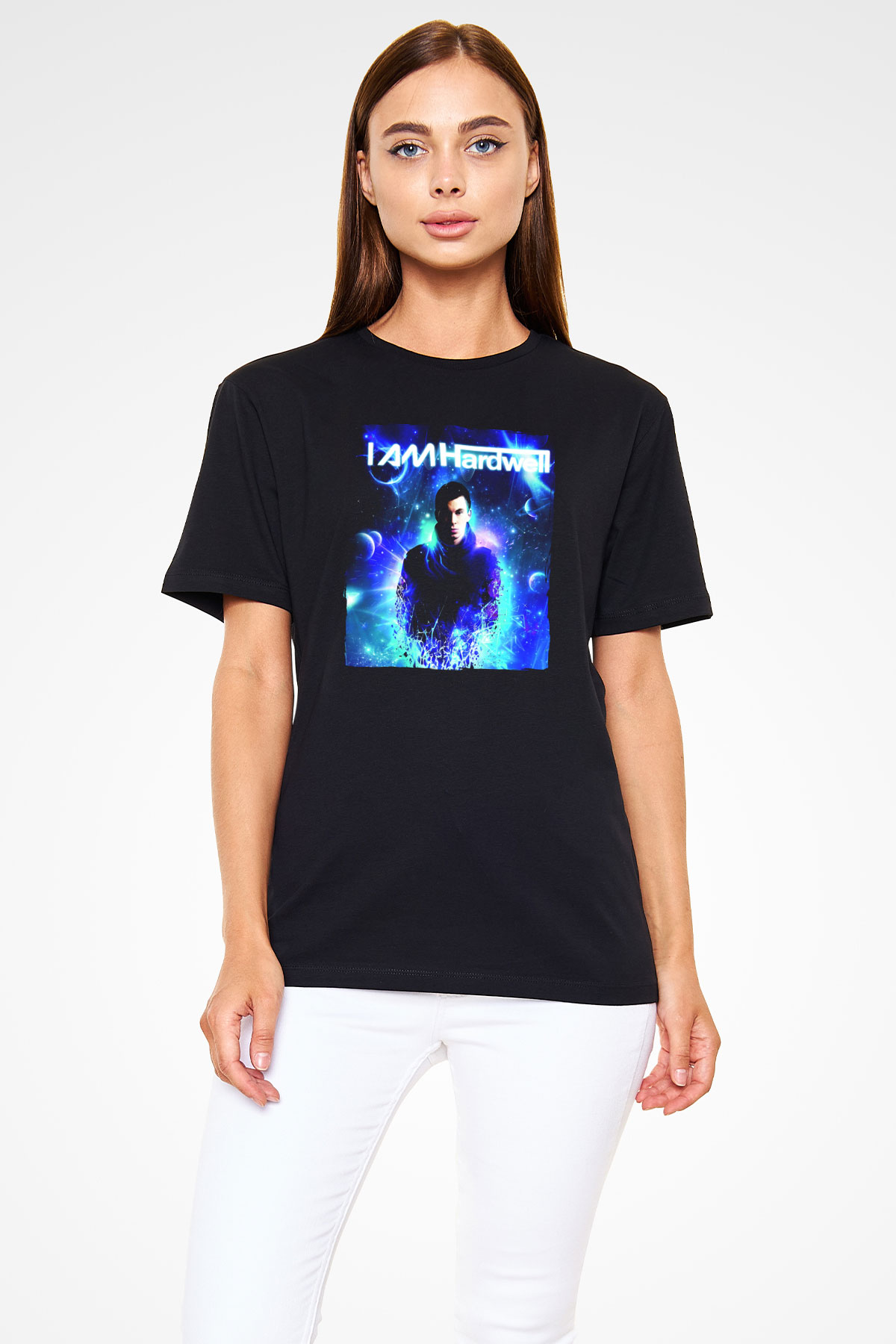 Hardwell Siyah Unisex Tişört T-Shirt - TişörtFabrikası