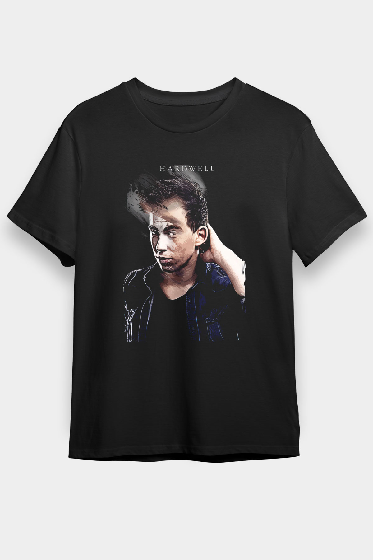 Hardwell Siyah Unisex Tişört T-Shirt - TişörtFabrikası