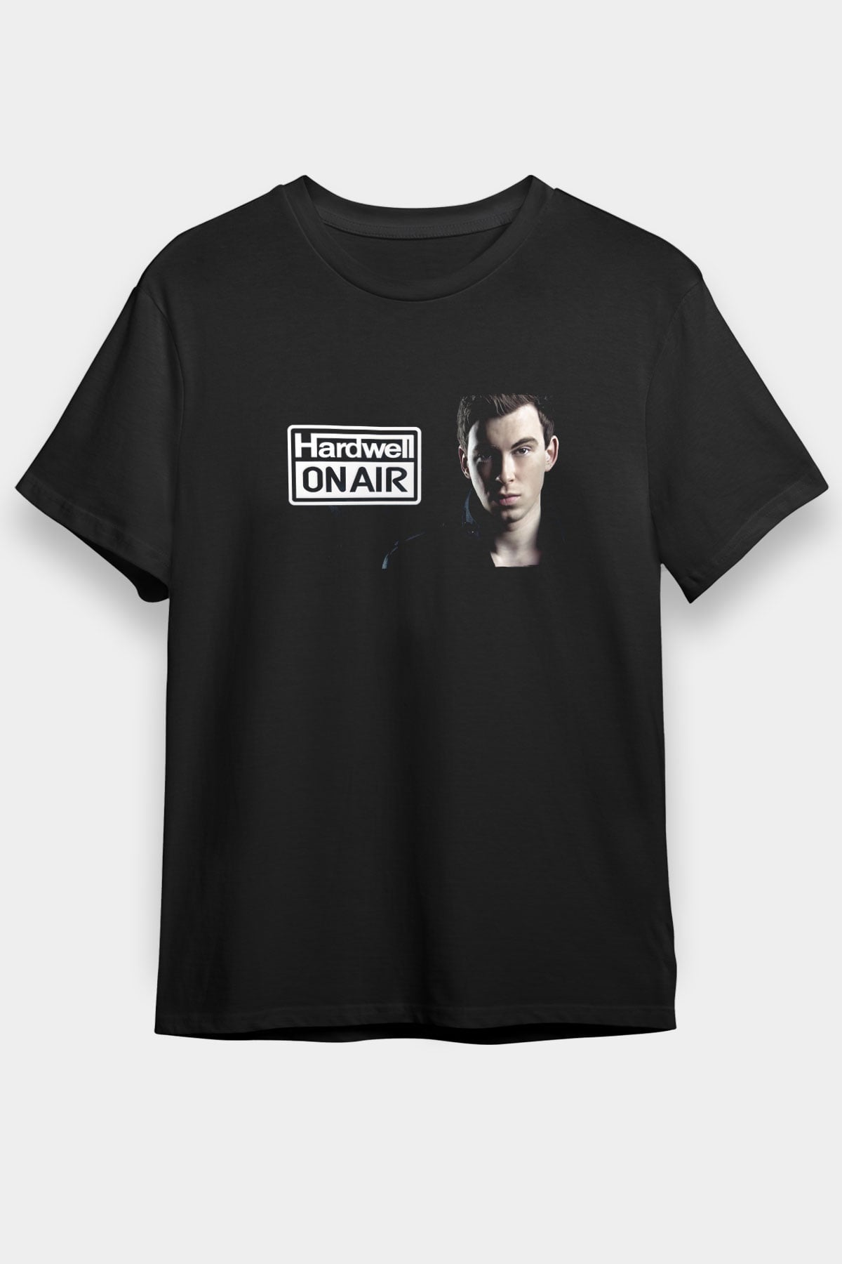 Hardwell Siyah Unisex Tişört T-Shirt - TişörtFabrikası
