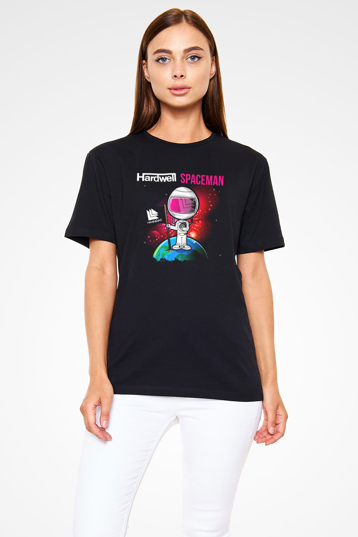 Hardwell Siyah Unisex Tişört T-Shirt - TişörtFabrikası