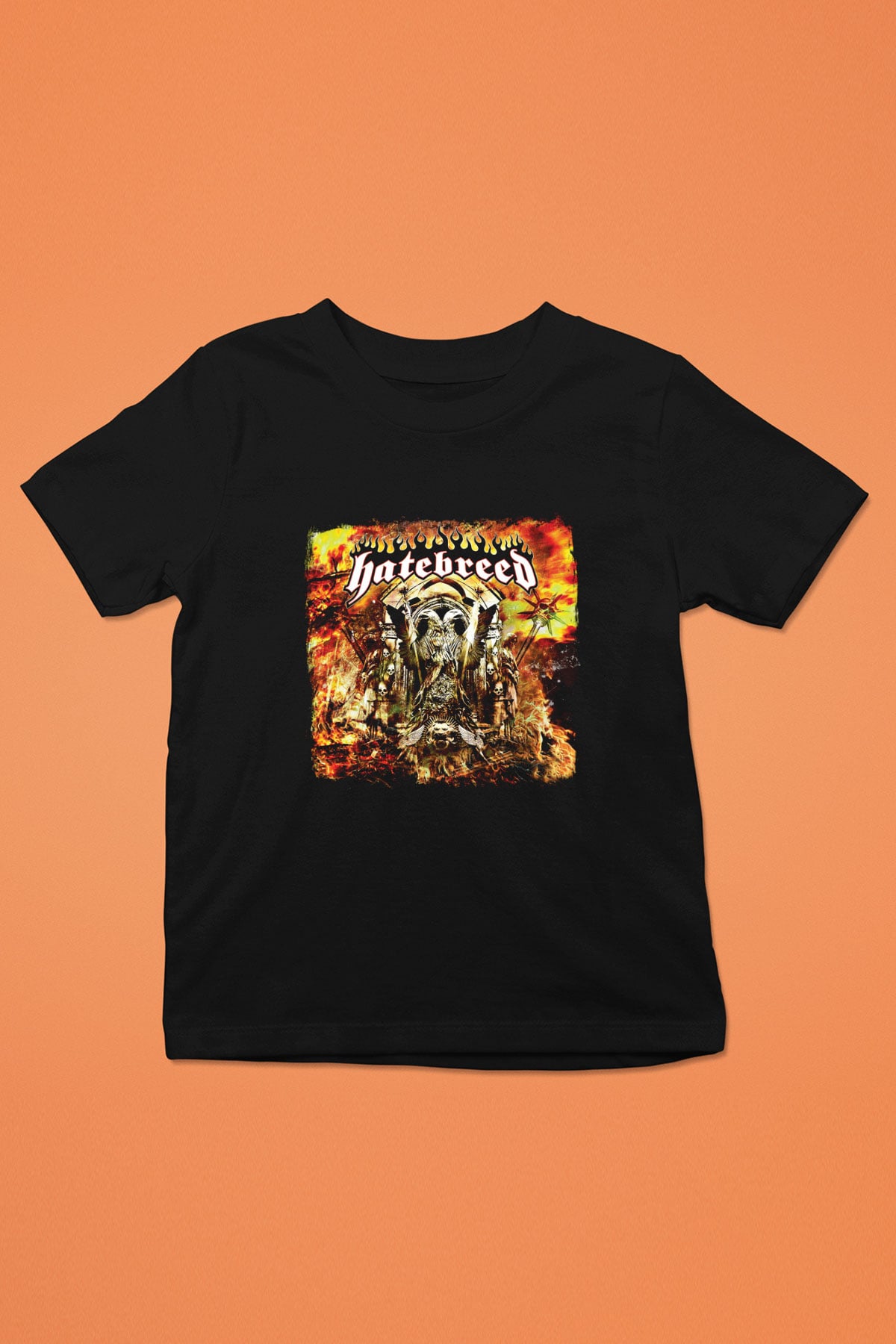 Hatebreed Baskılı Unisex Siyah Çocuk Tişört