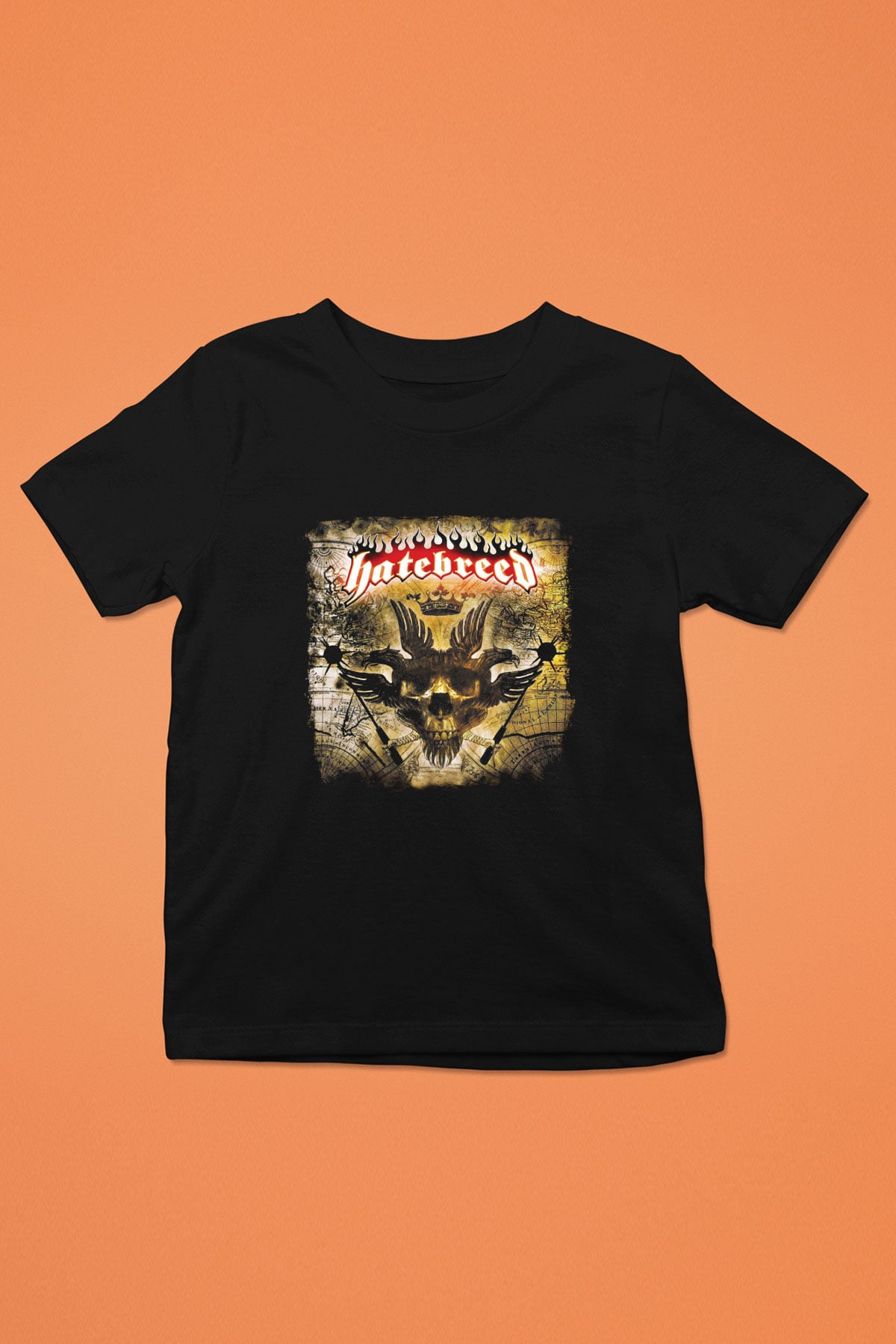 Hatebreed Baskılı Unisex Siyah Çocuk Tişört