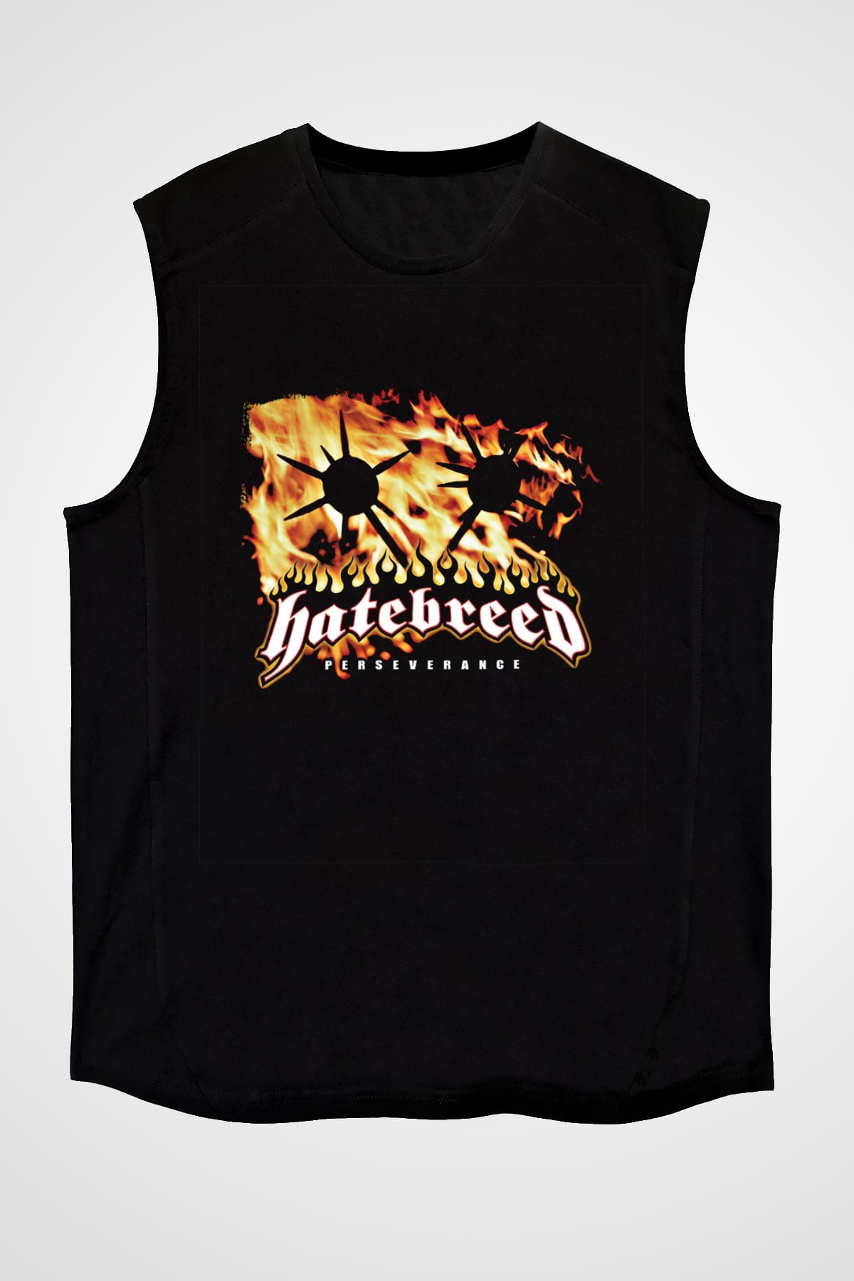 Hatebreed Baskılı Unisex Siyah Kolsuz Tişört