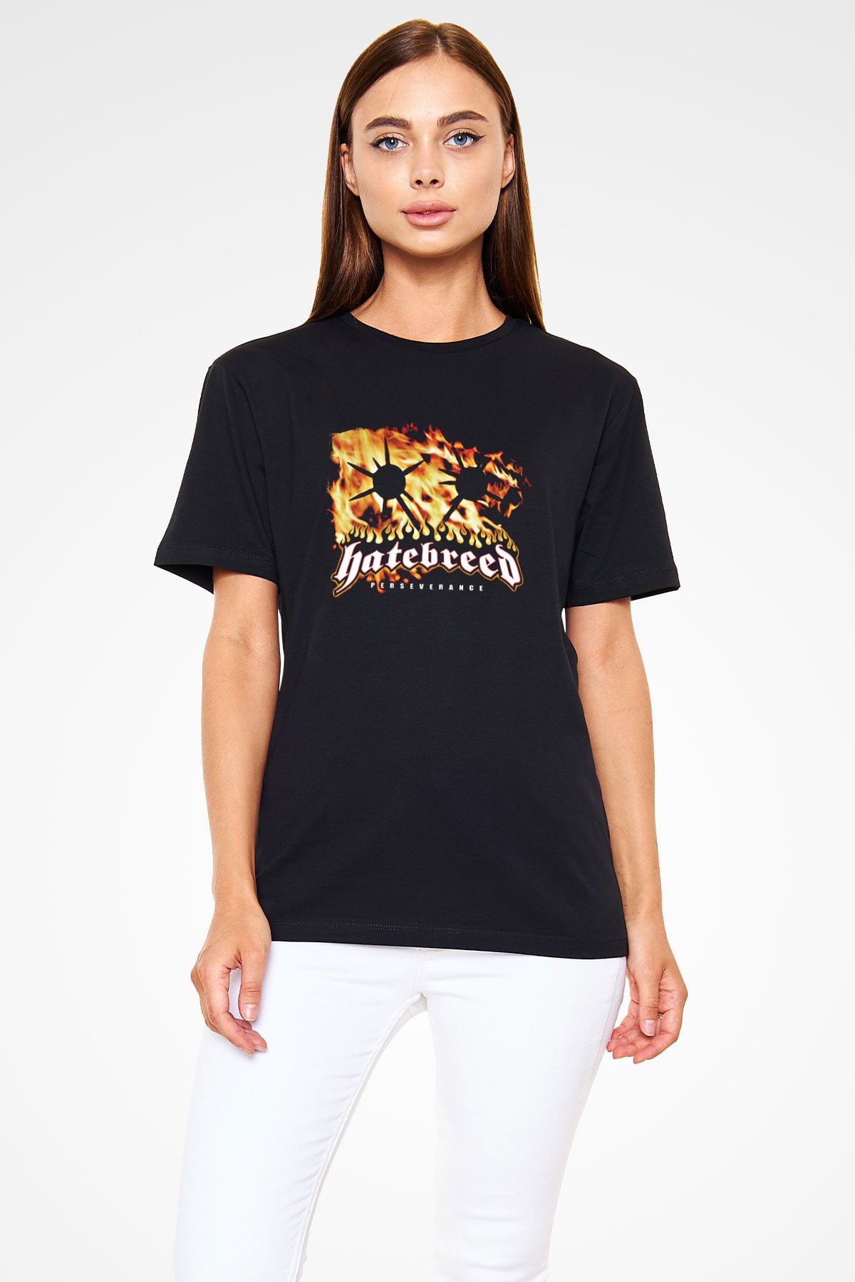 Hatebreed Baskılı Unisex Siyah Tişört