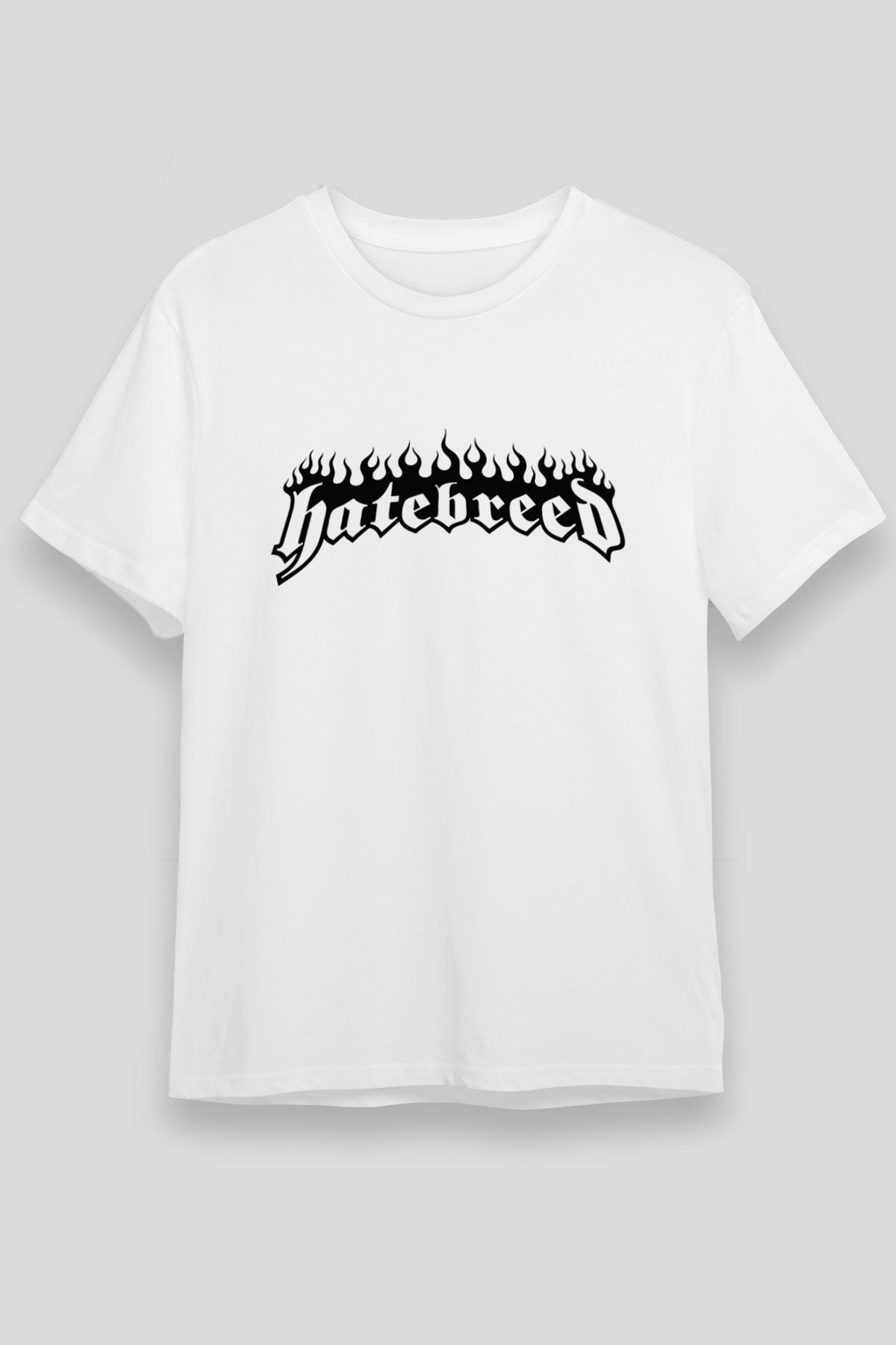 Hatebreed Beyaz Unisex Tişört T-Shirt - TişörtFabrikası