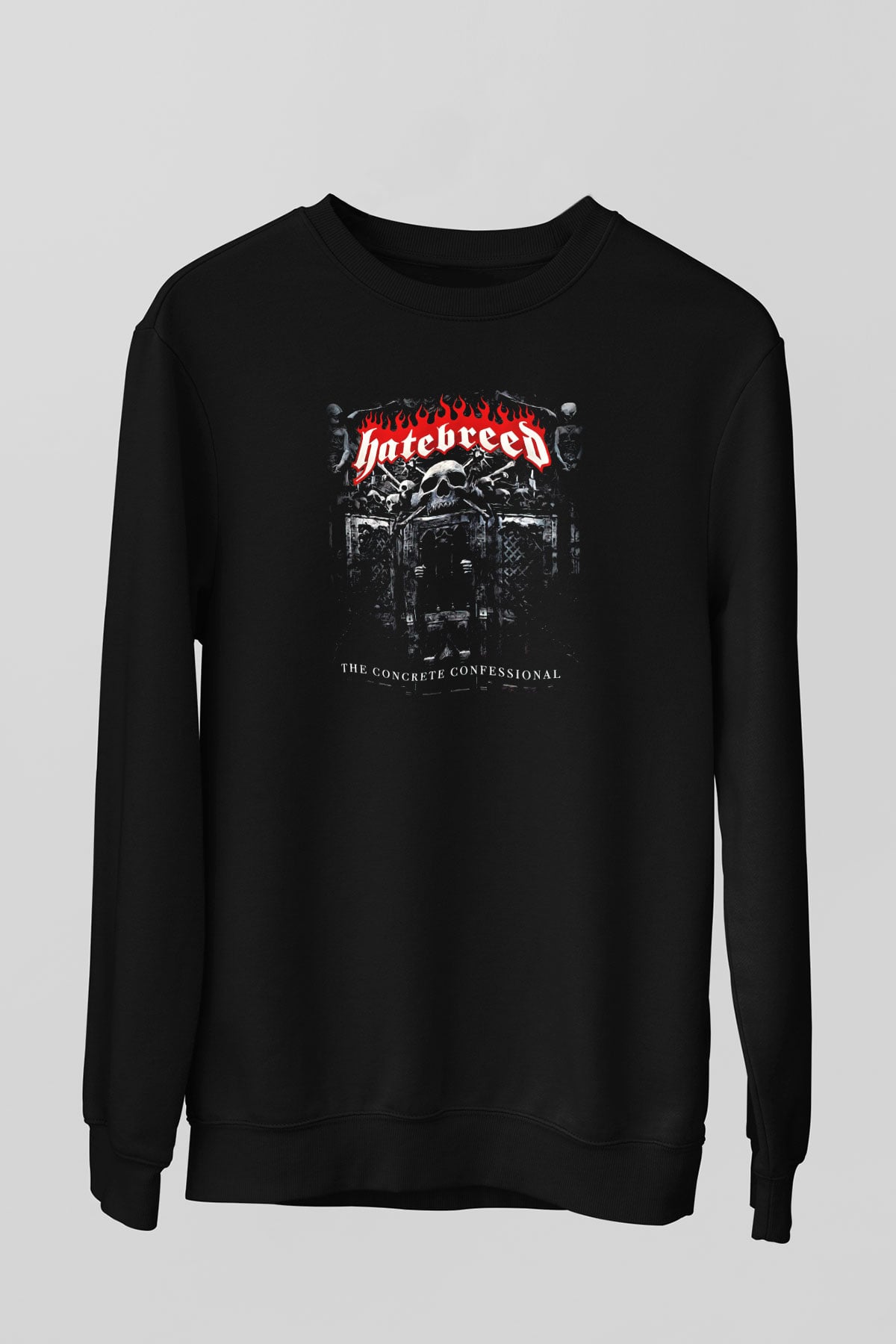 Hatebreed Siyah Unisex Sweatshirt