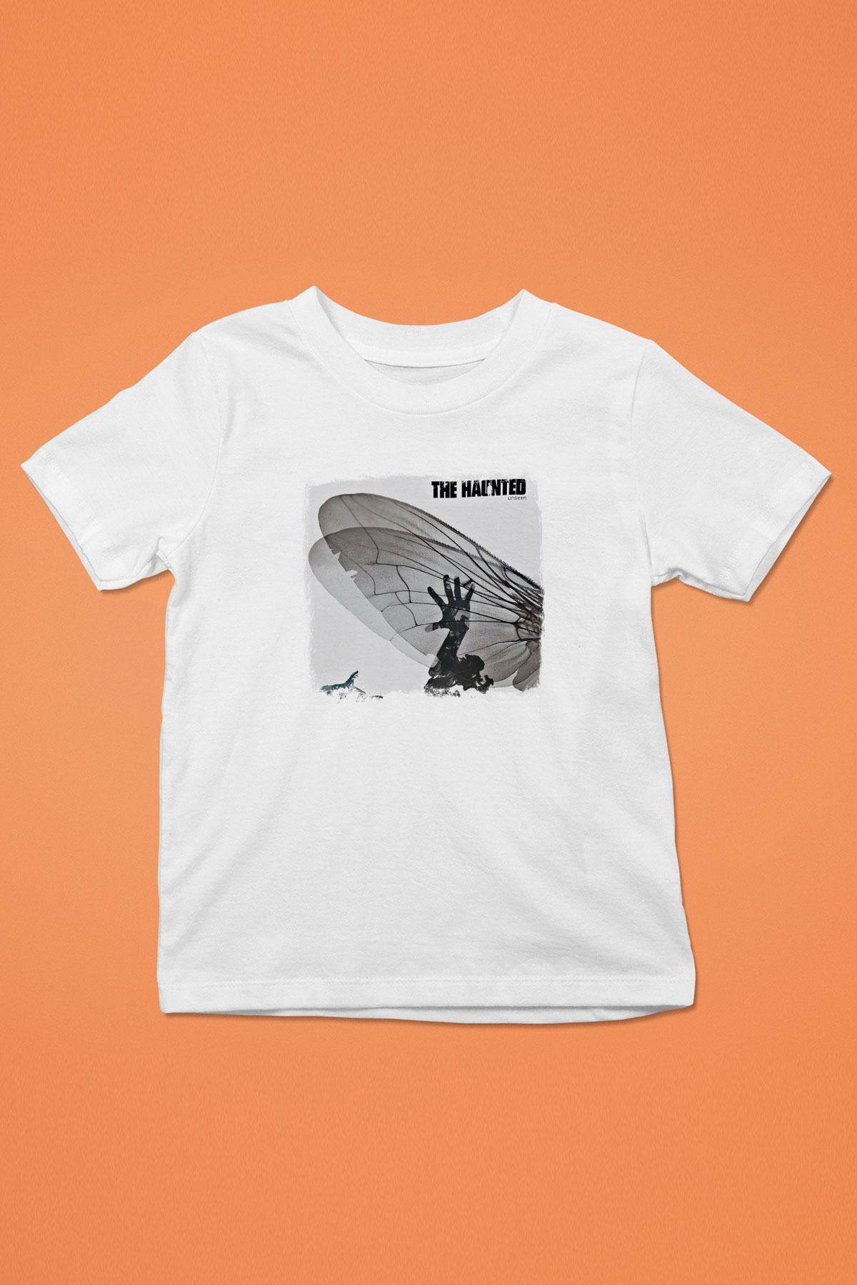 Haunted (The) Baskılı Unisex Beyaz Çocuk Tişört