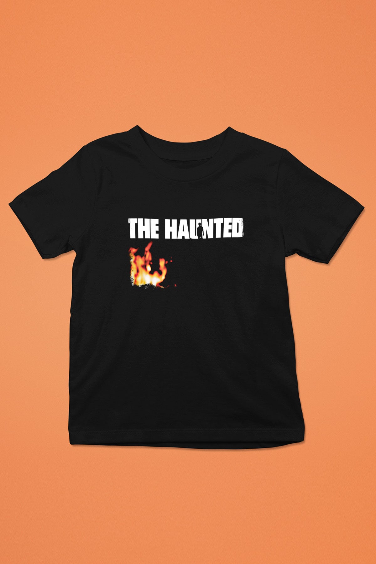 Haunted (The) Baskılı Unisex Siyah Çocuk Tişört