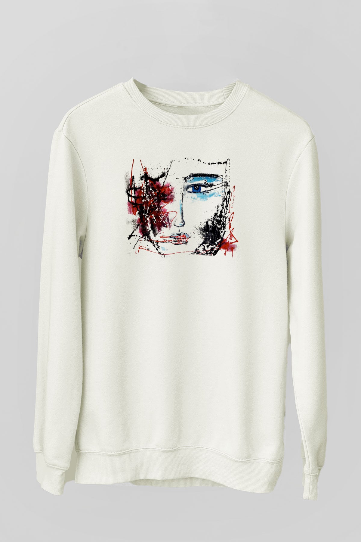 Hayat Beyaz Unisex Sweatshirt