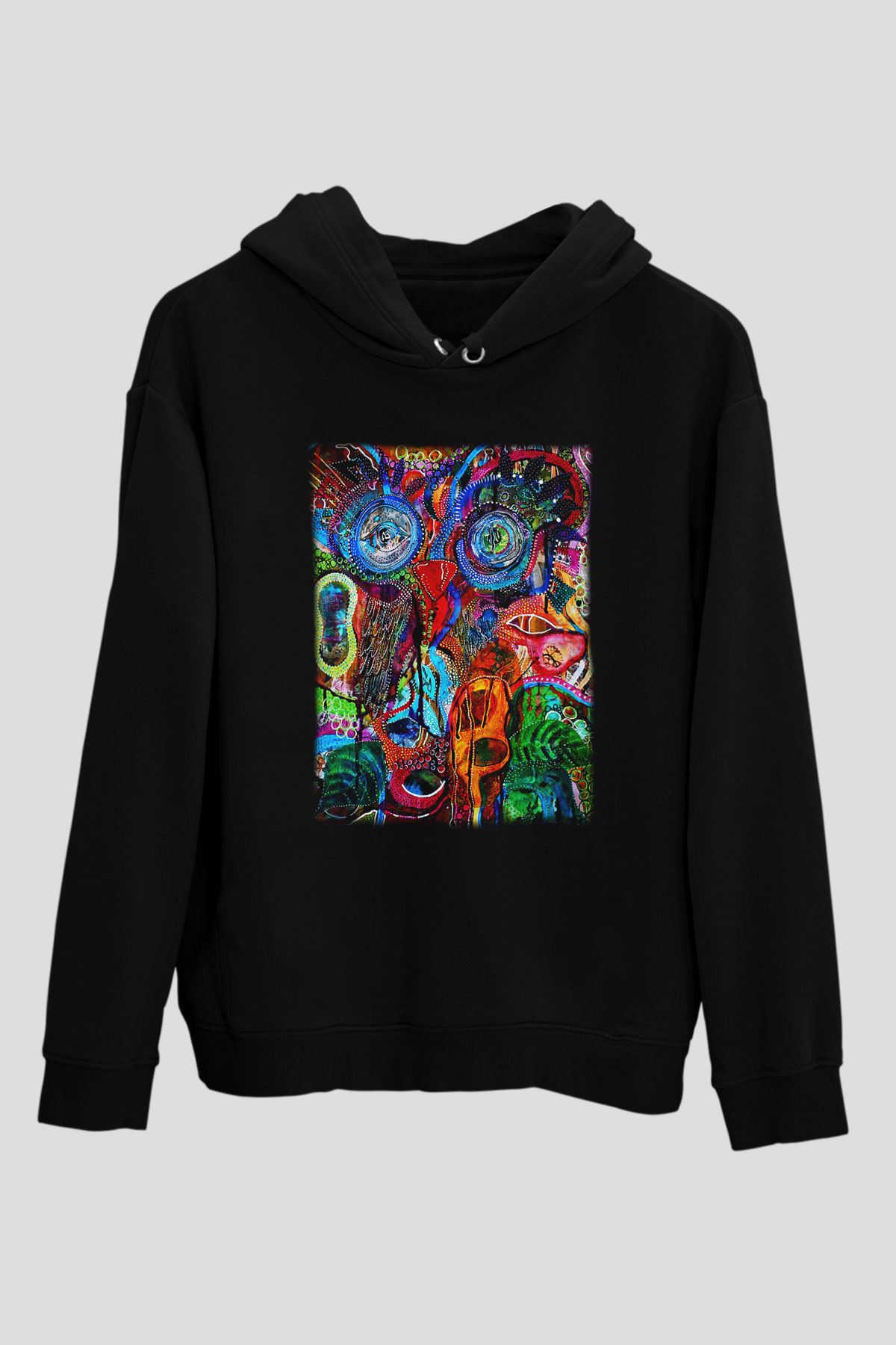 Hayat Siyah Unisex Hoodie