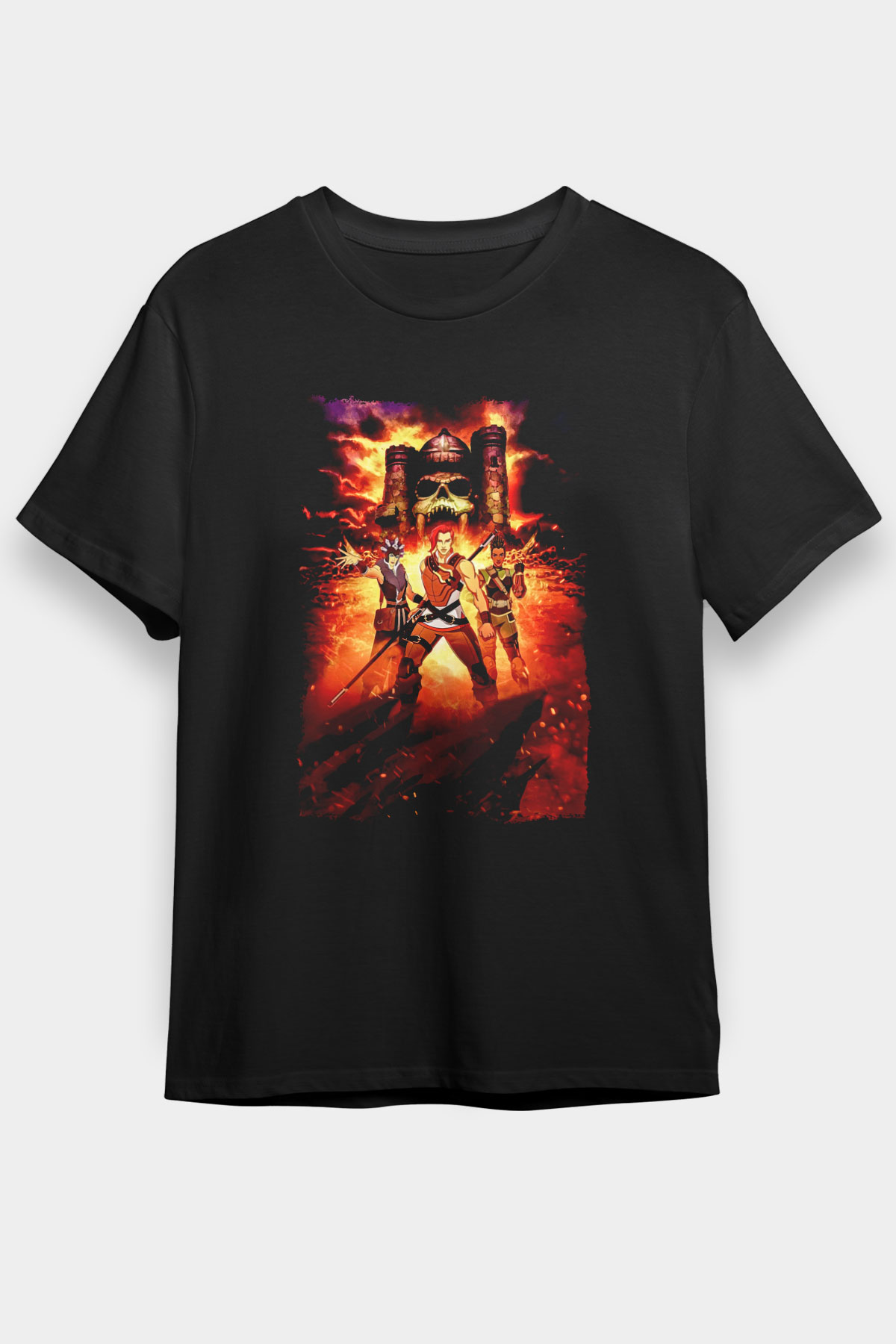He-Man and the Masters of Universe Siyah Unisex Tişört
